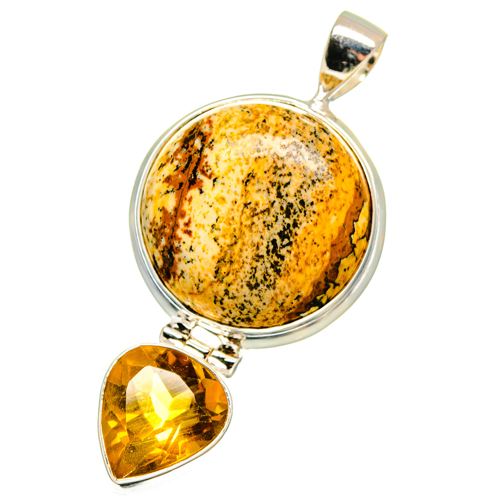 Picture Jasper Pendants handcrafted by Anasilvercos - PD14562