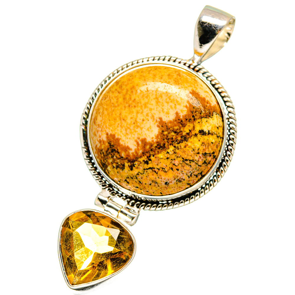 Picture Jasper Pendants handcrafted by Anasilvercos - PD14563