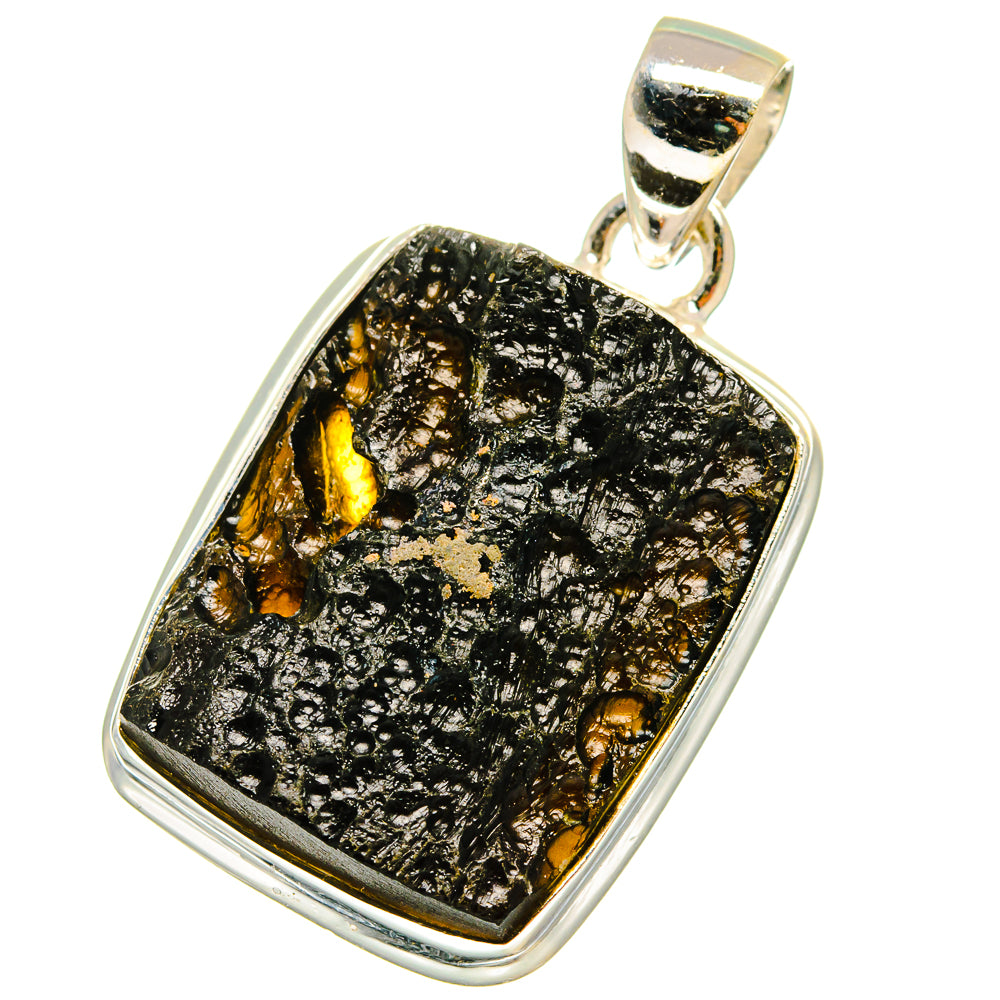 Tektite Pendants handcrafted by Anasilvercos - PD14576