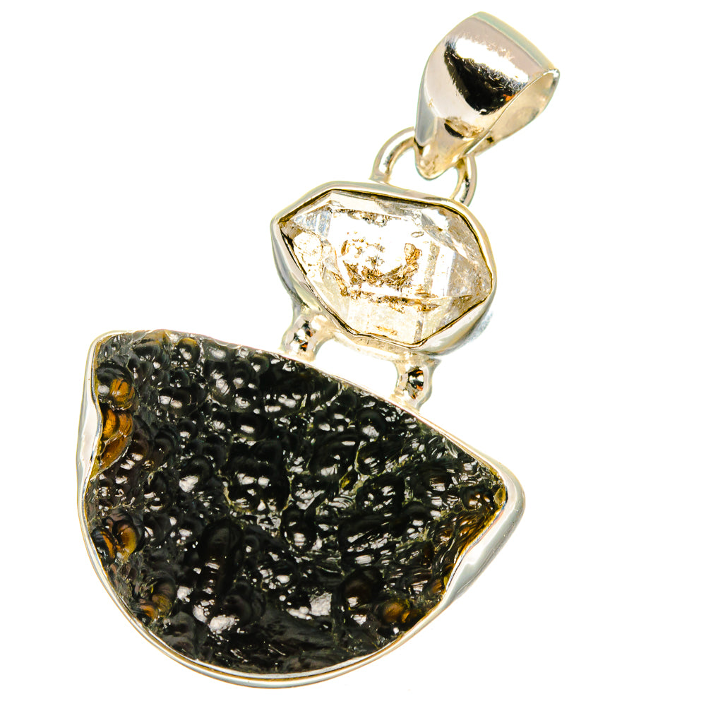Tektite Pendants handcrafted by Anasilvercos - PD14578