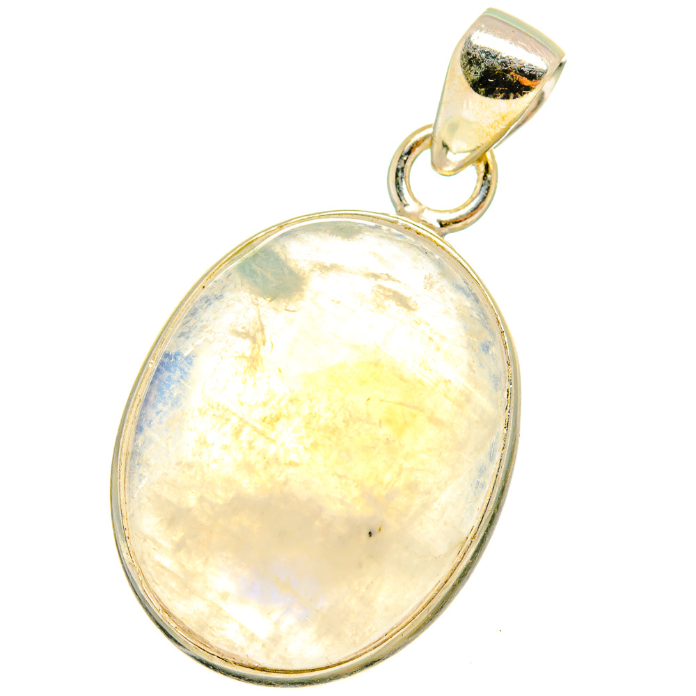 Rainbow Moonstone Pendants handcrafted by Anasilvercos - PD14613