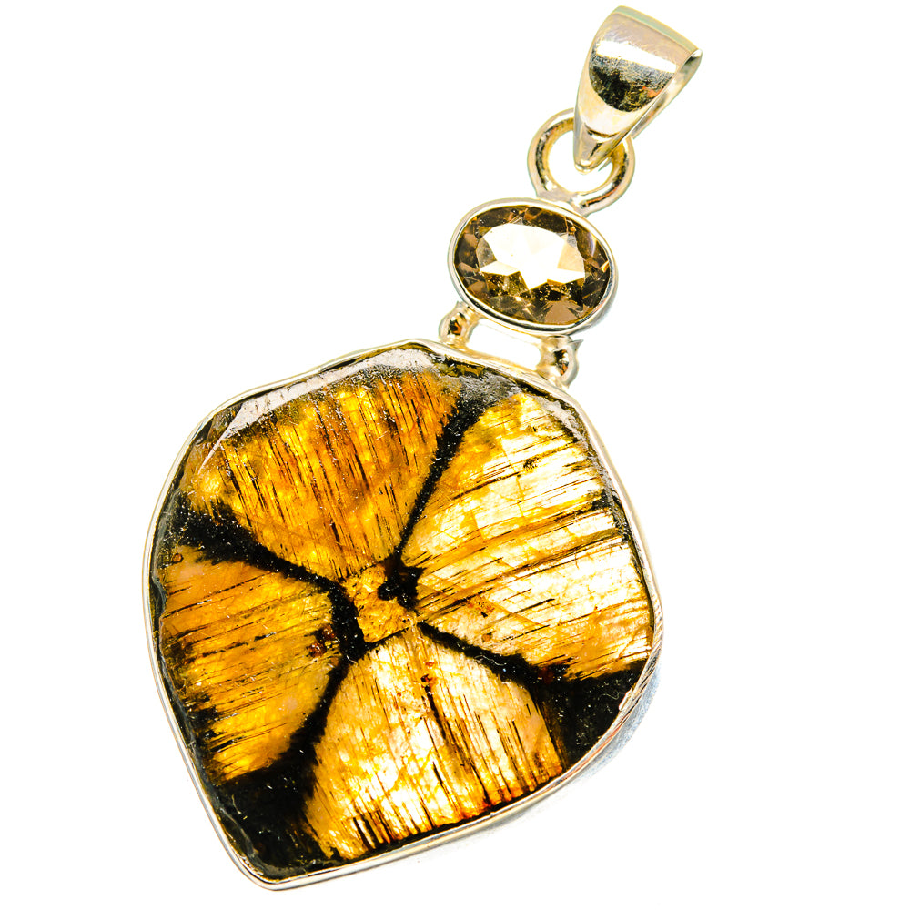 Chiastolite Pendants handcrafted by Anasilvercos - PD14625