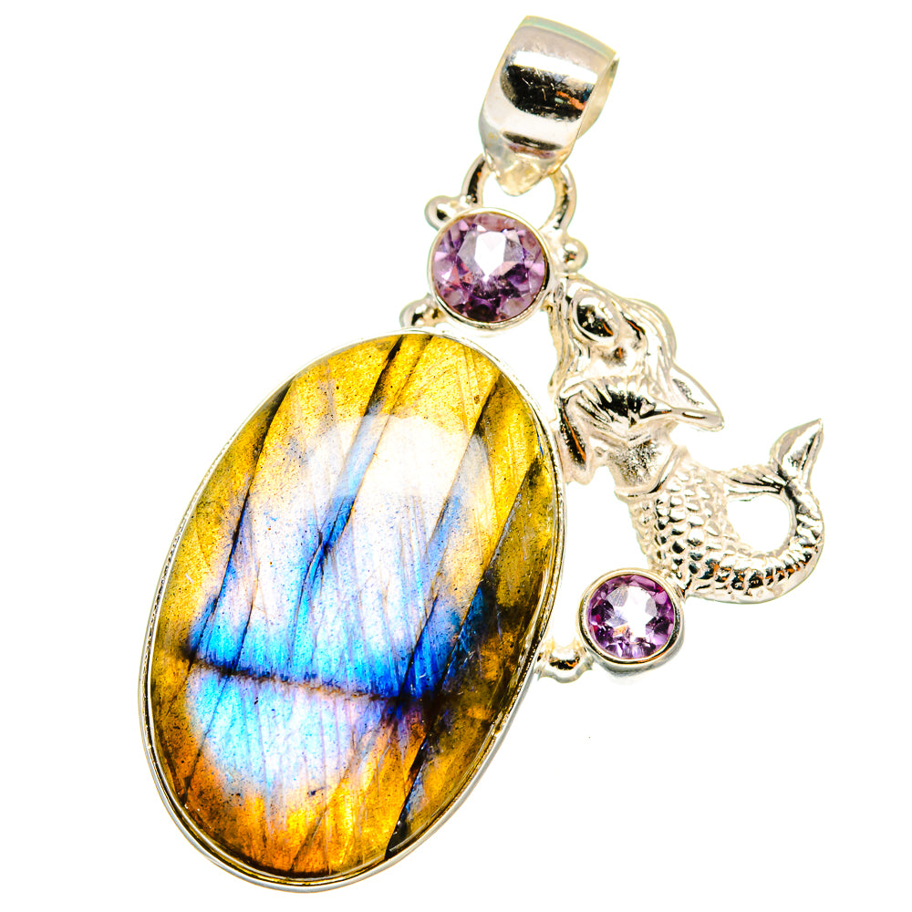 Labradorite Pendants handcrafted by Anasilvercos - PD14630