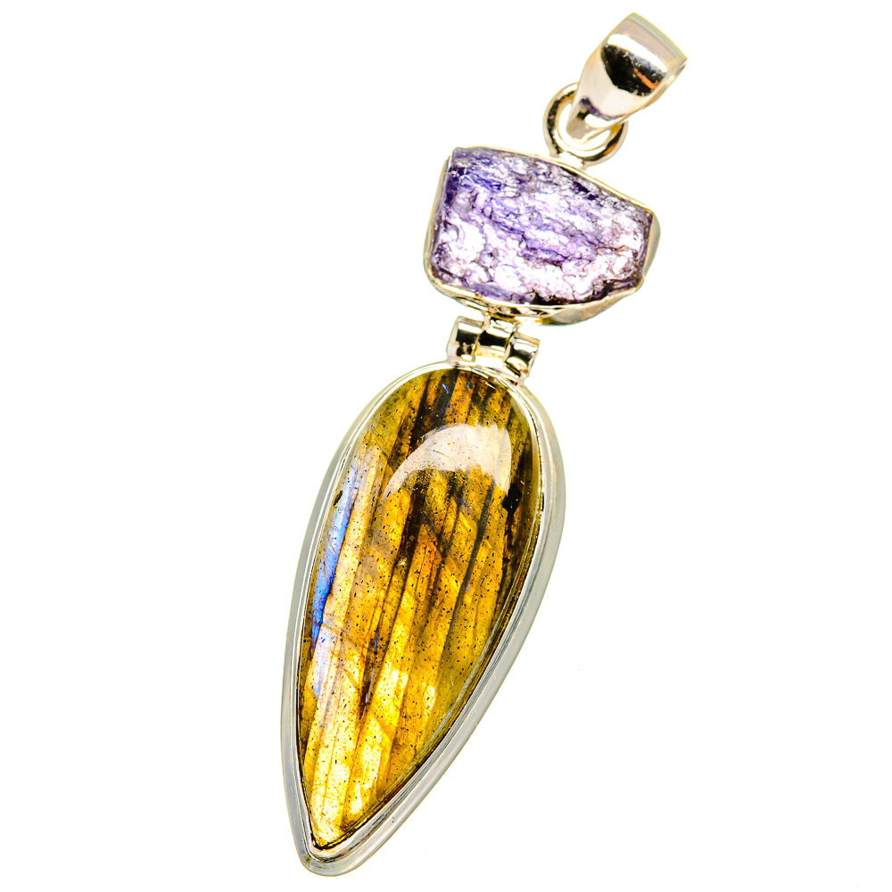 Labradorite Pendants handcrafted by Anasilvercos - PD14644