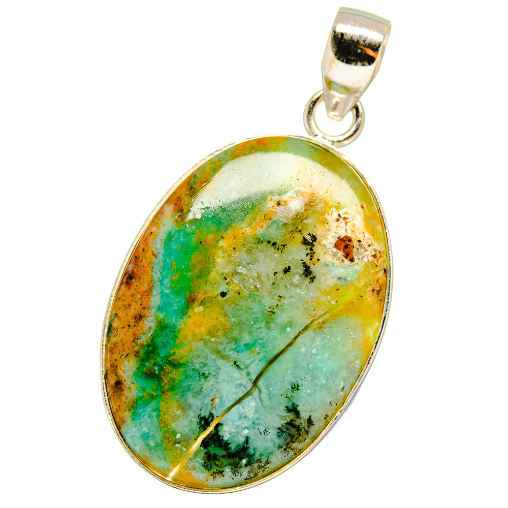 Peruvian Opal Pendants handcrafted by Anasilvercos - PD14648