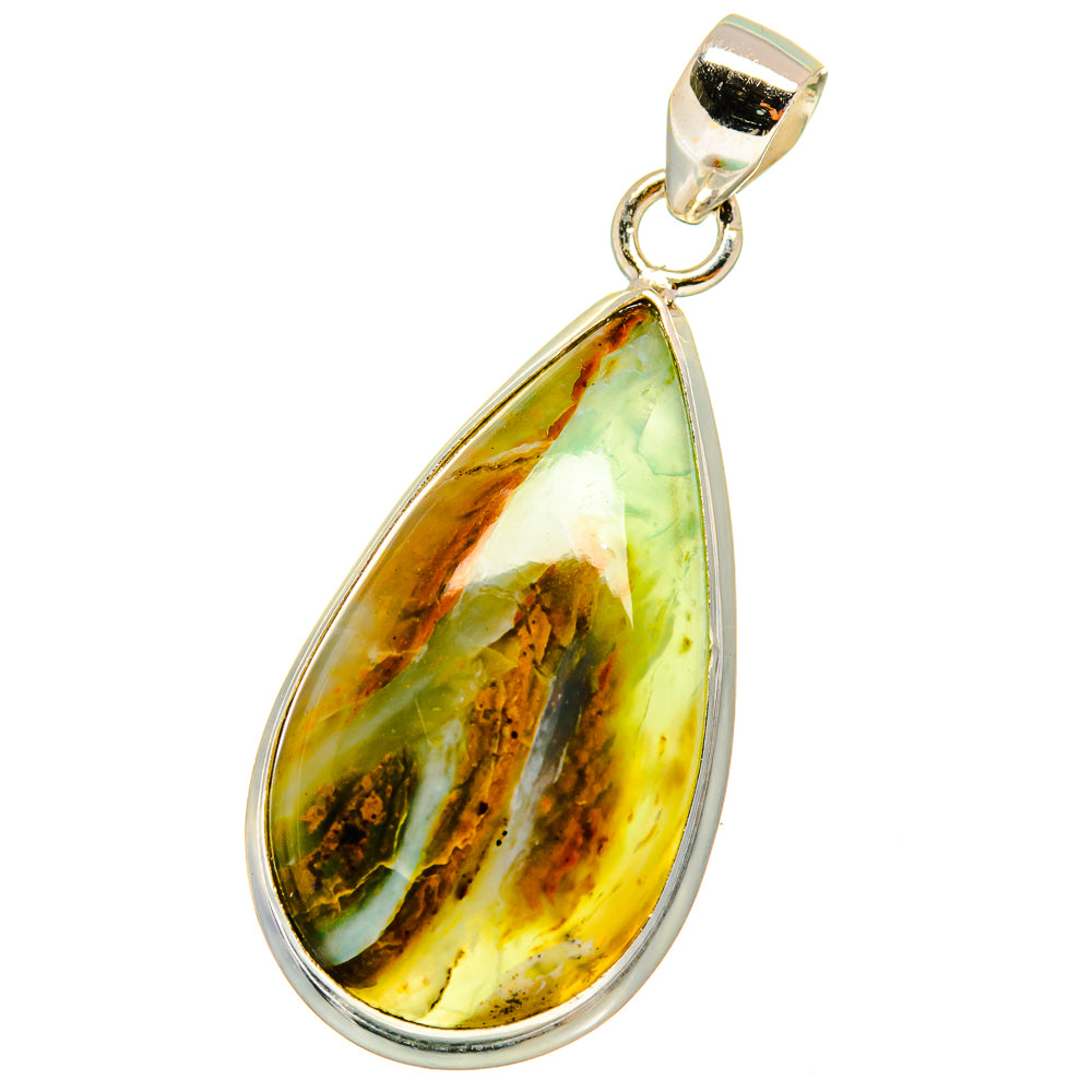 Peruvian Opal Pendants handcrafted by Anasilvercos - PD14649