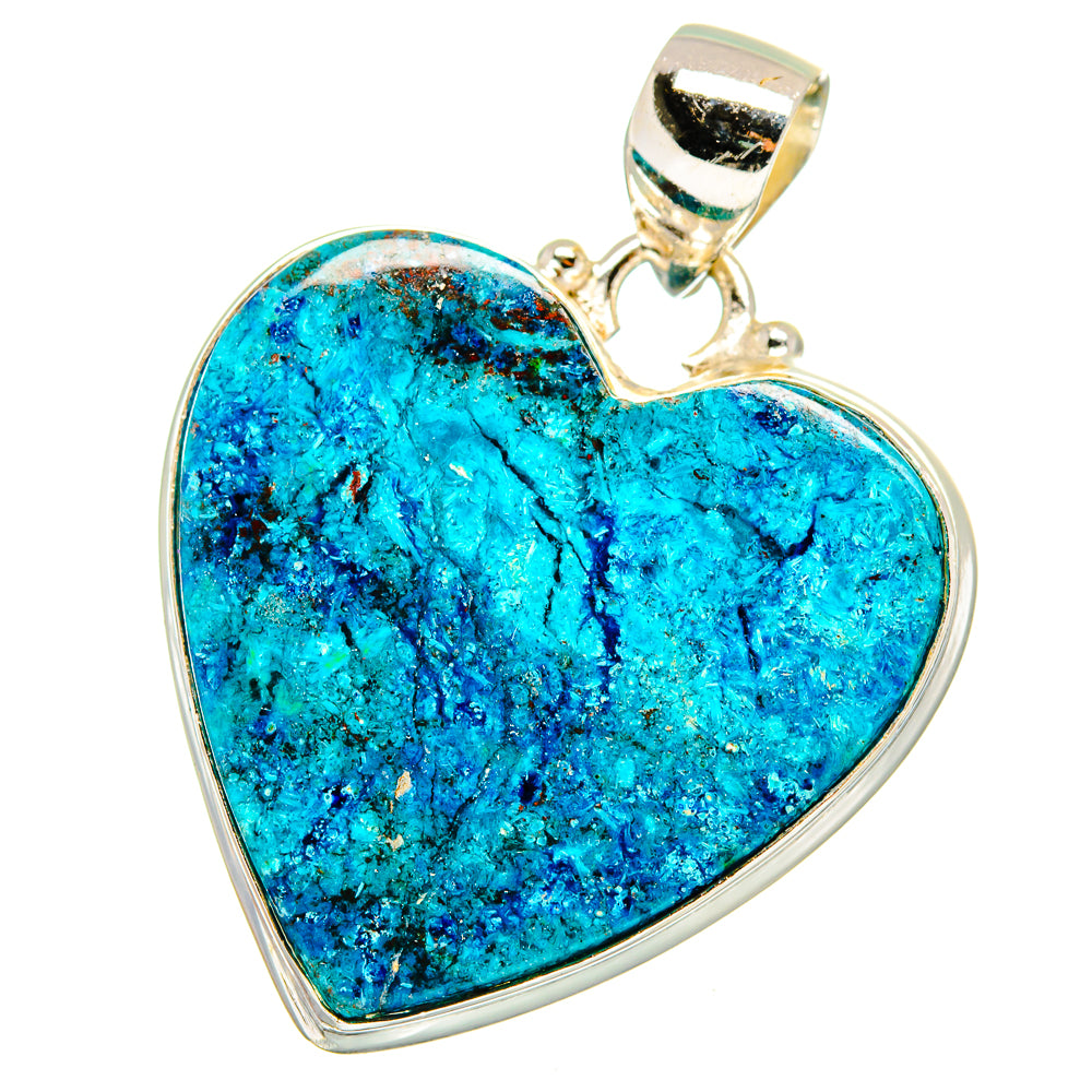 Chrysocolla Pendants handcrafted by Anasilvercos - PD14653