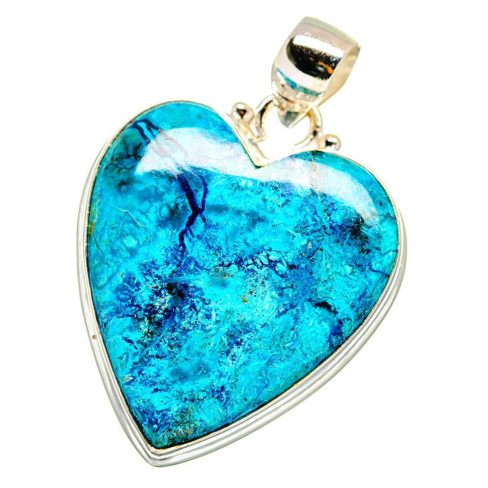 Chrysocolla Pendants handcrafted by Anasilvercos - PD14654