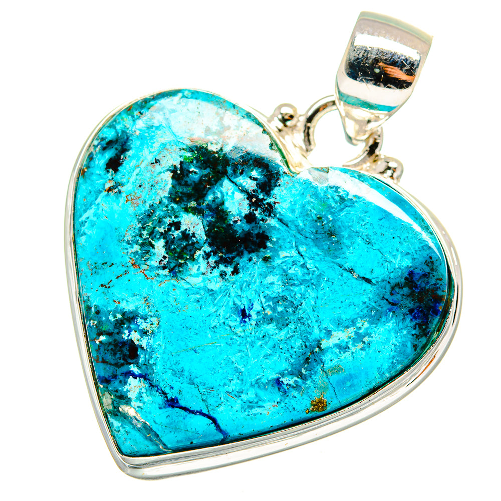 Chrysocolla Pendants handcrafted by Anasilvercos - PD14655