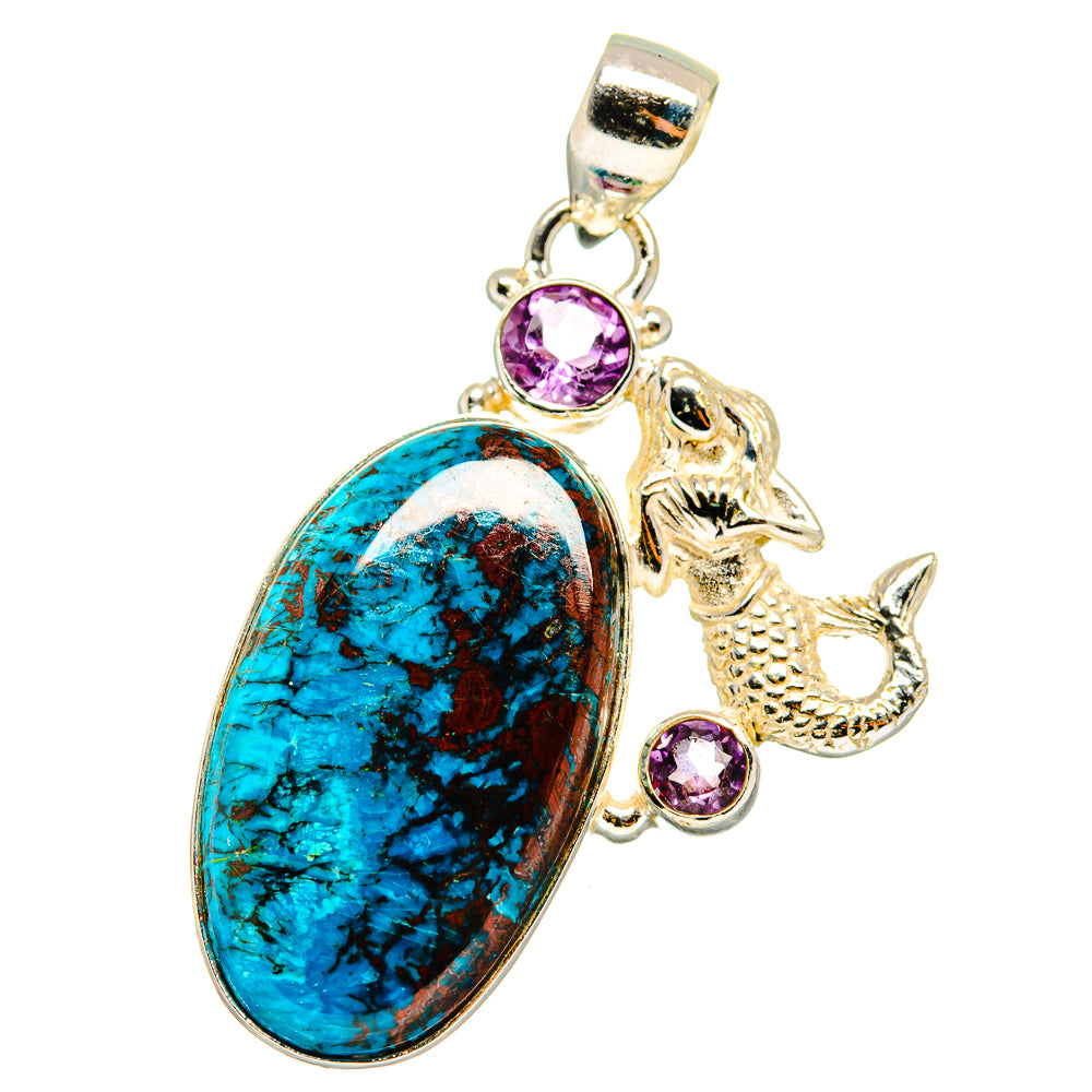 Shattuckite Pendants handcrafted by Anasilvercos - PD14656