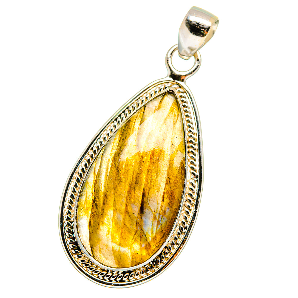 Labradorite Pendants handcrafted by Anasilvercos - PD14665