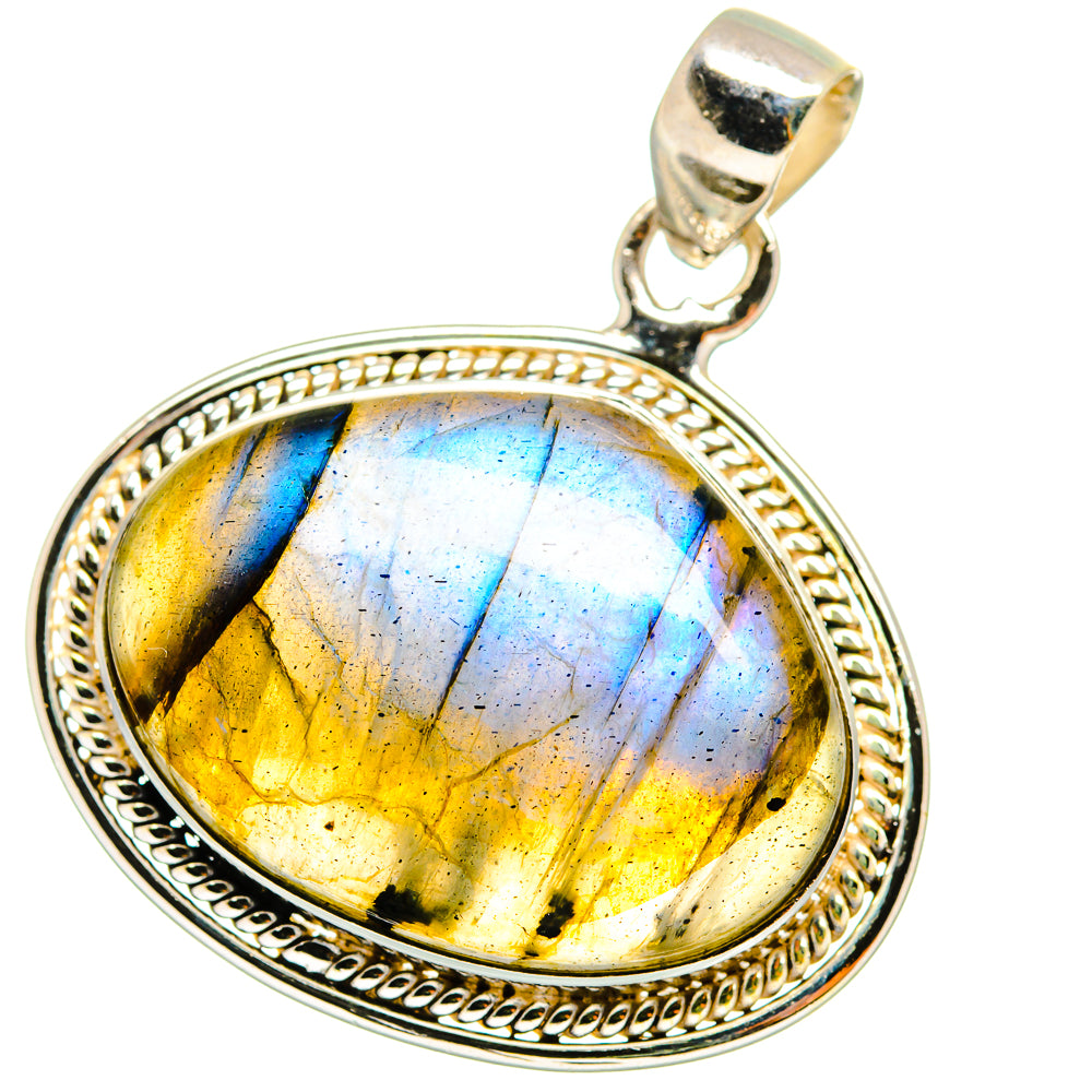 Labradorite Pendants handcrafted by Anasilvercos - PD14666