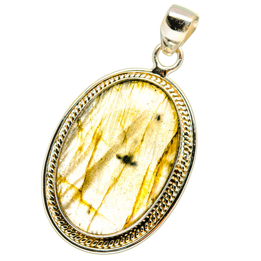 Labradorite Pendants handcrafted by Anasilvercos - PD14669 - Photo 2