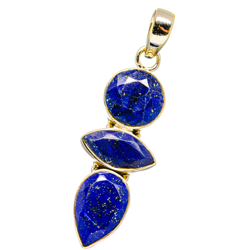 Lapis Lazuli Pendants handcrafted by Anasilvercos - PD14672