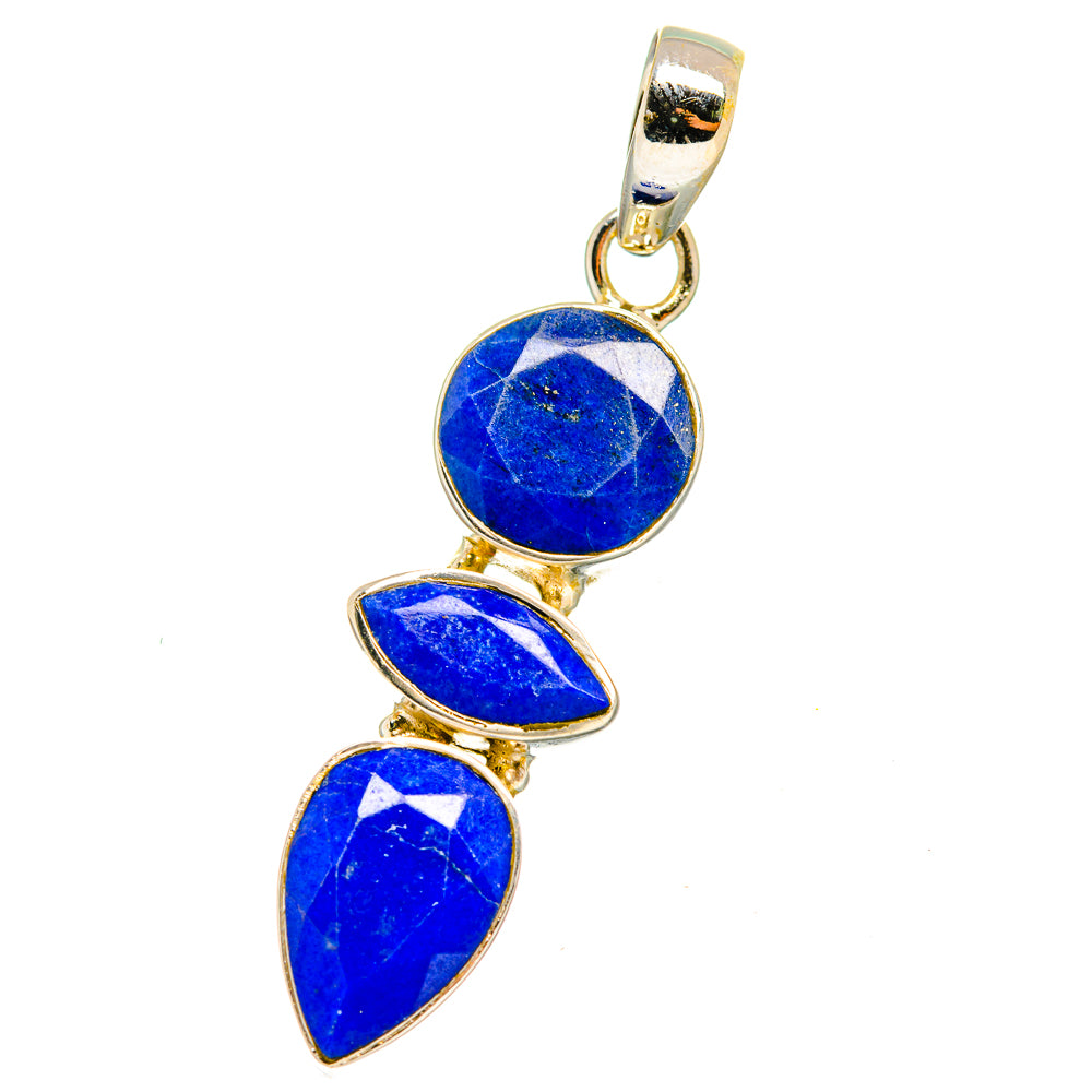 Lapis Lazuli Pendants handcrafted by Anasilvercos - PD14679