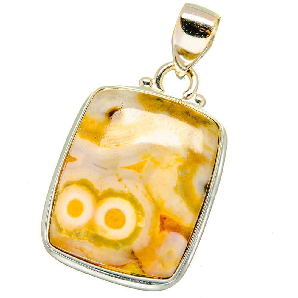 Ocean Jasper Pendants handcrafted by Anasilvercos - PD14700