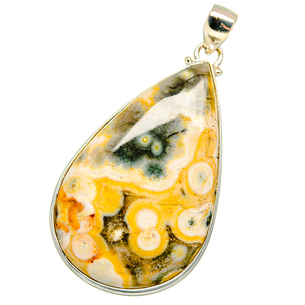 Ocean Jasper Pendants handcrafted by Anasilvercos - PD14752