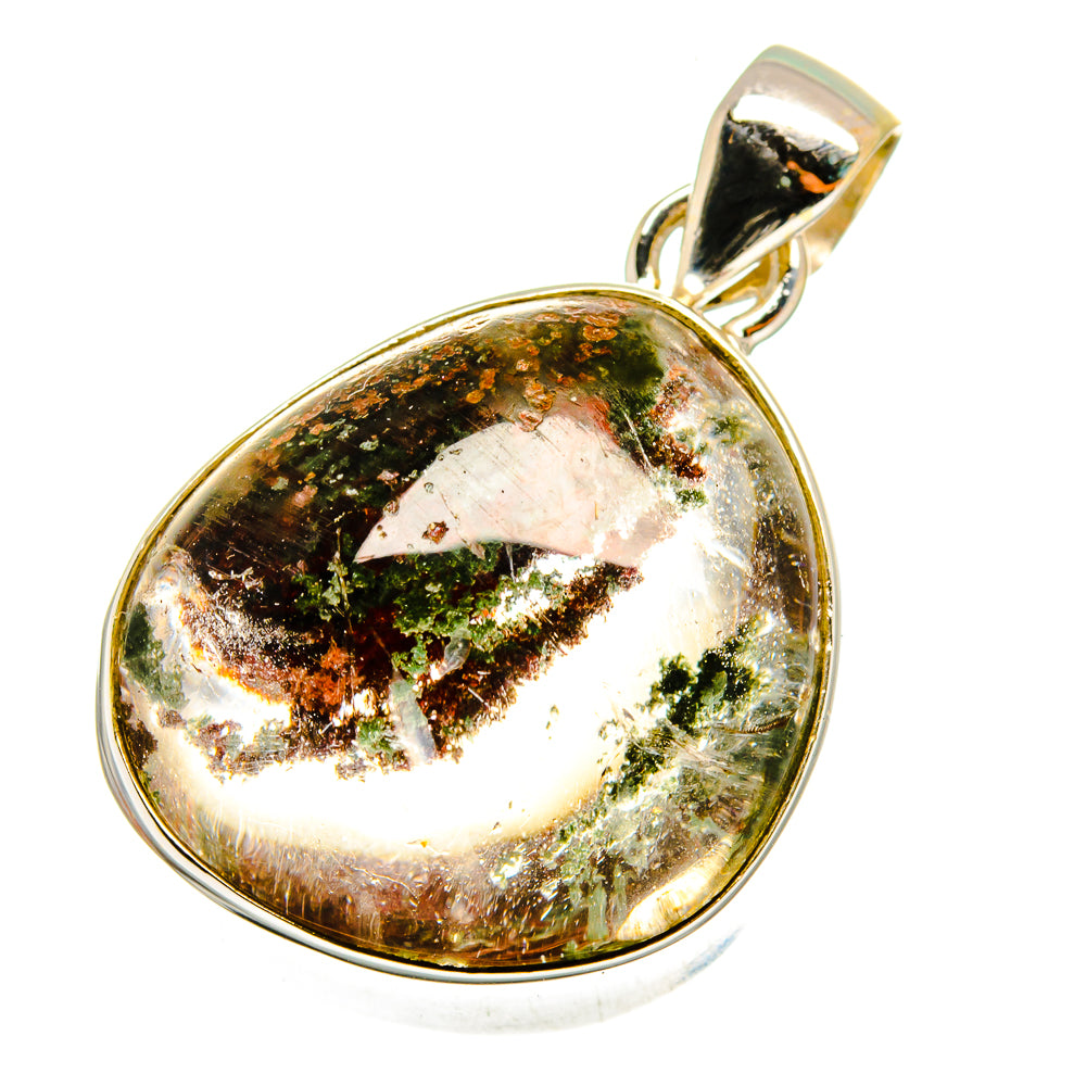 Garden Quartz Pendants handcrafted by Anasilvercos - PD14766