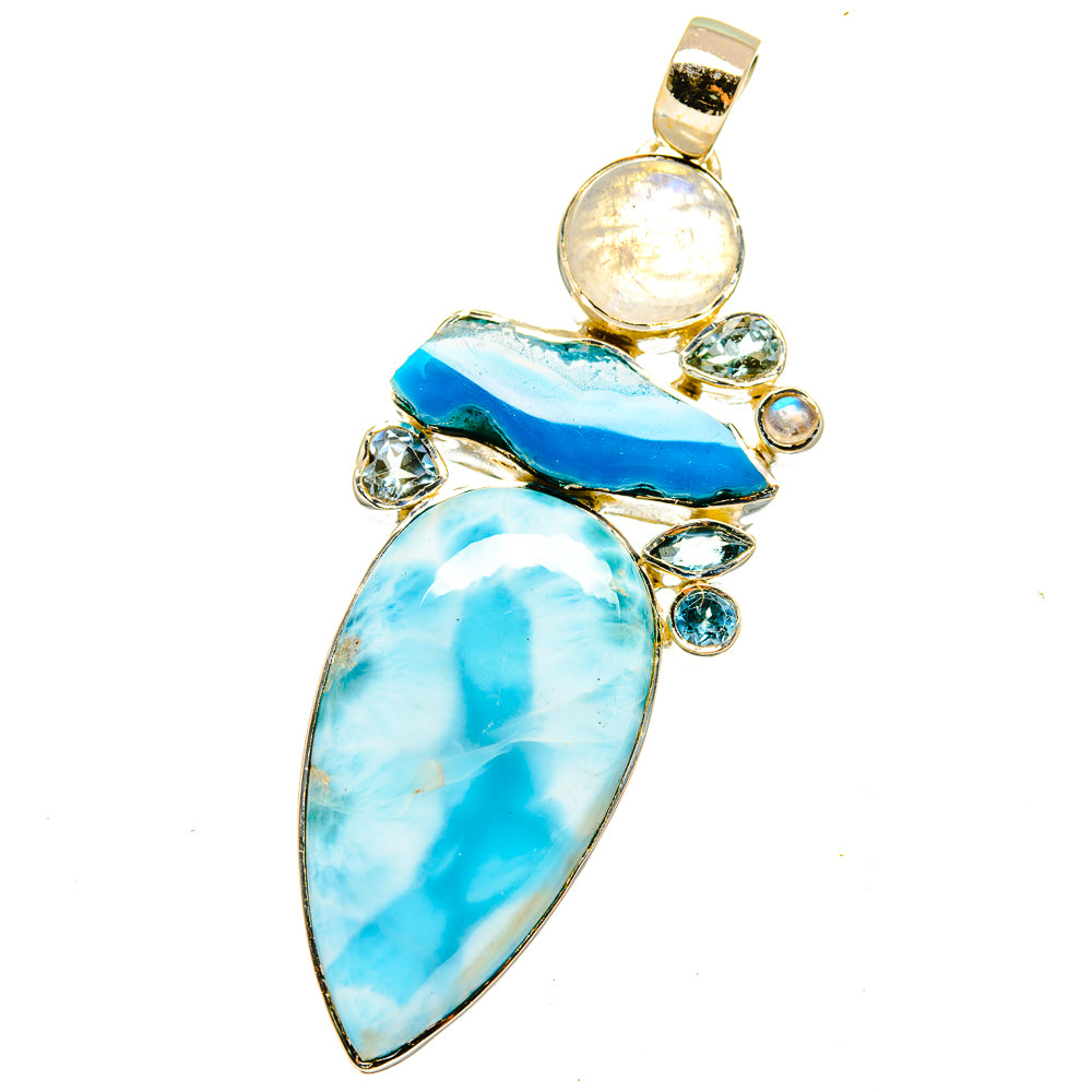 Larimar Pendants handcrafted by Anasilvercos - PD14781
