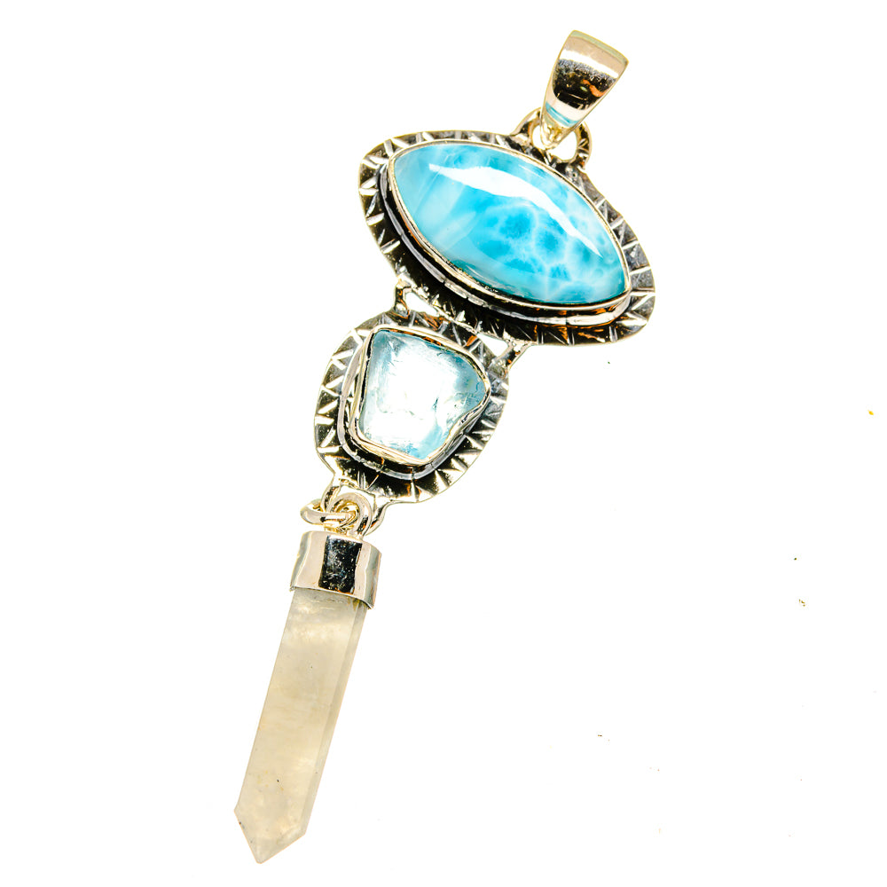 Larimar Pendants handcrafted by Anasilvercos - PD14788