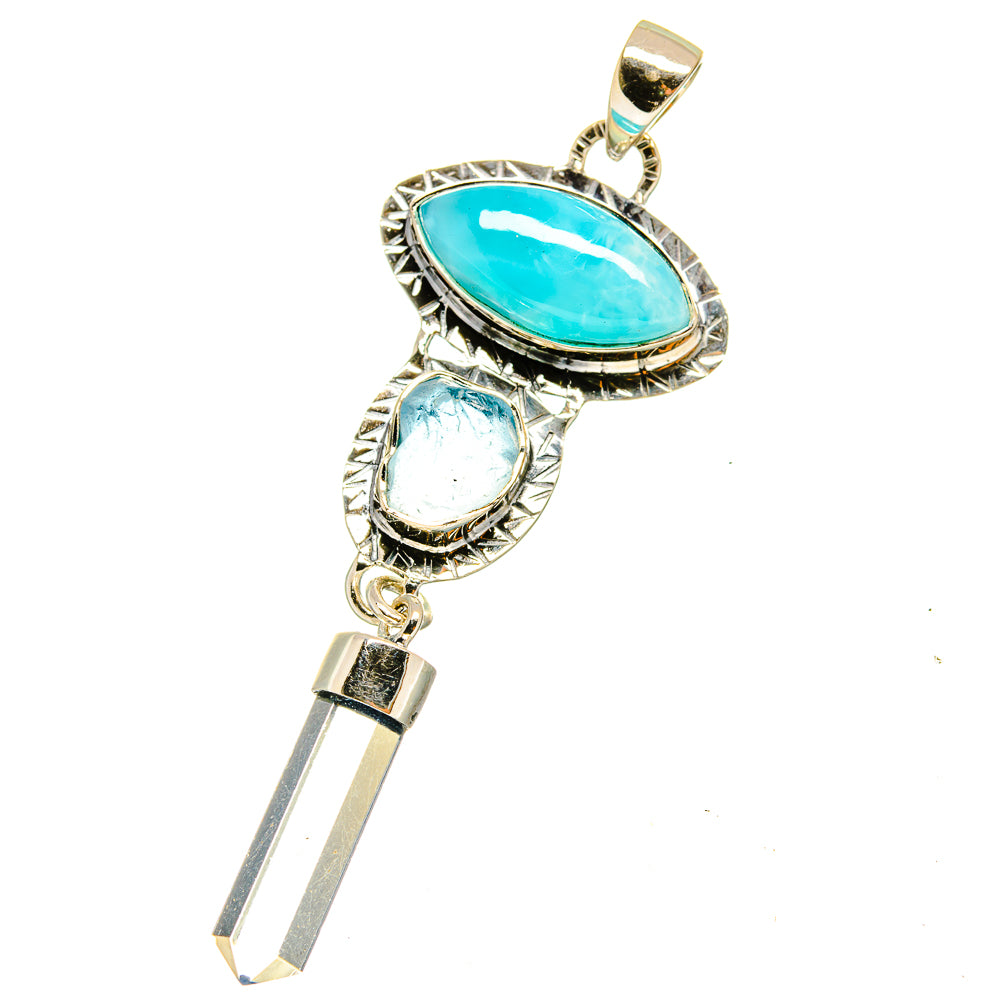 Larimar Pendants handcrafted by Anasilvercos - PD14789
