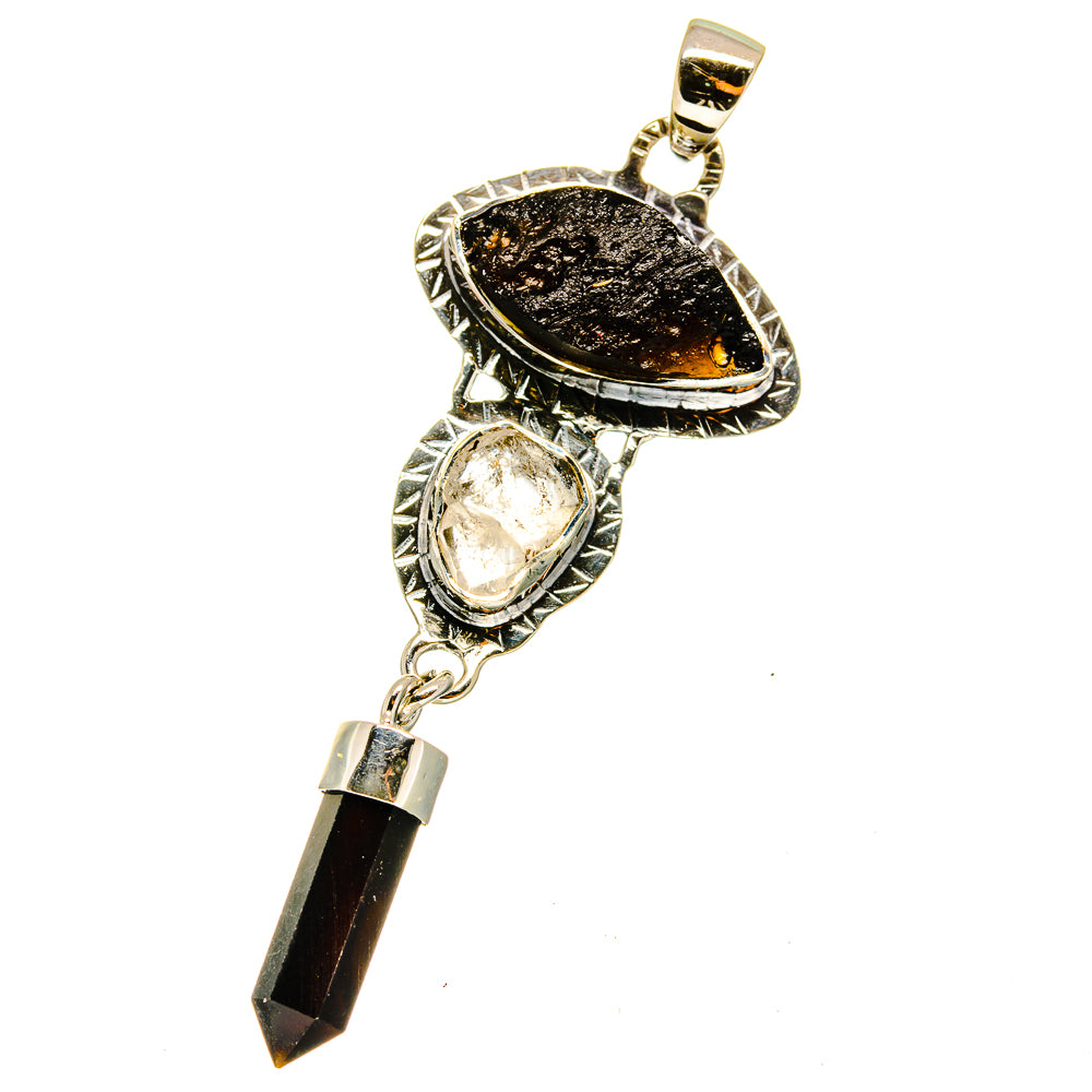 Tektite Pendants handcrafted by Anasilvercos - PD14790