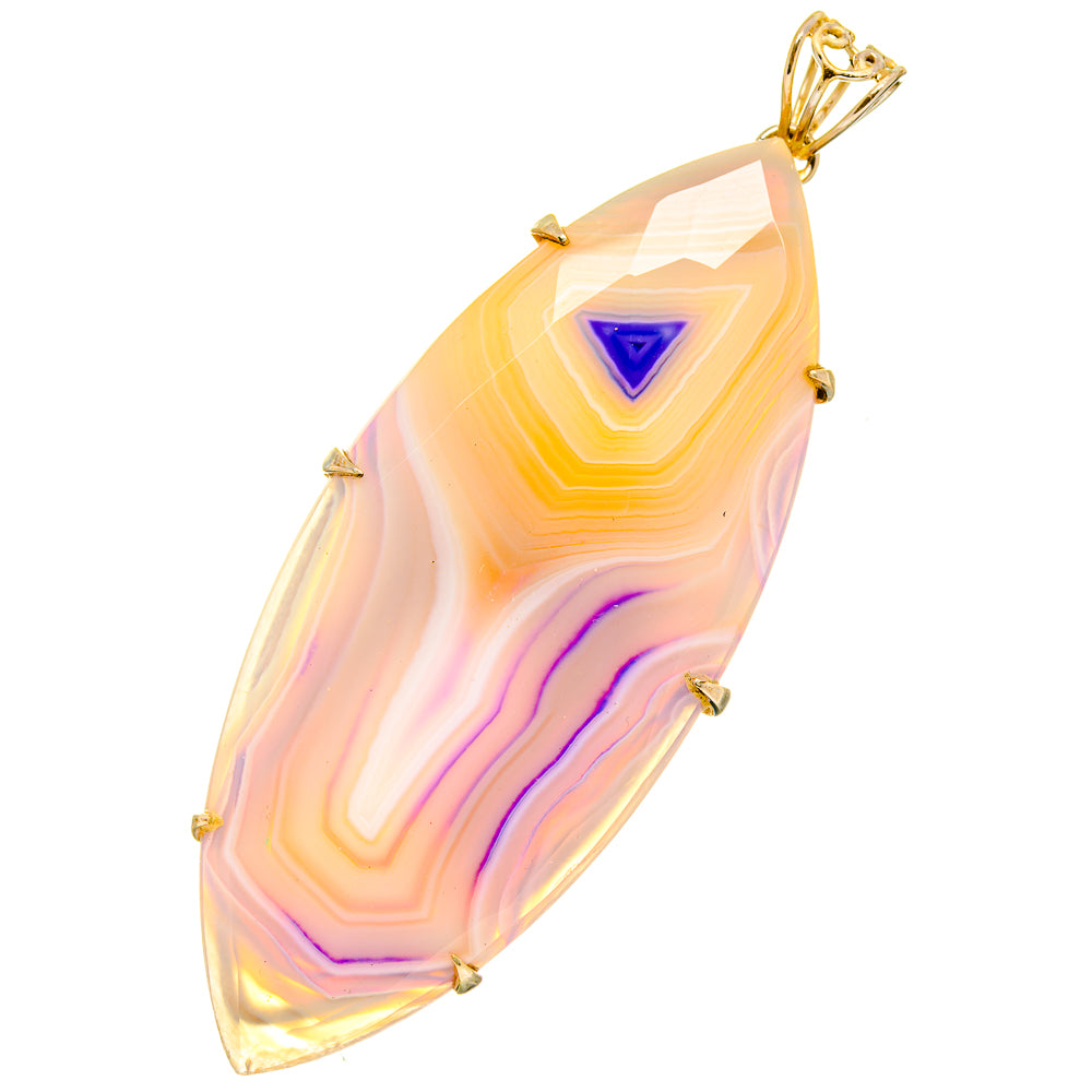 Botswana Agate Pendants handcrafted by Anasilvercos - PD14802