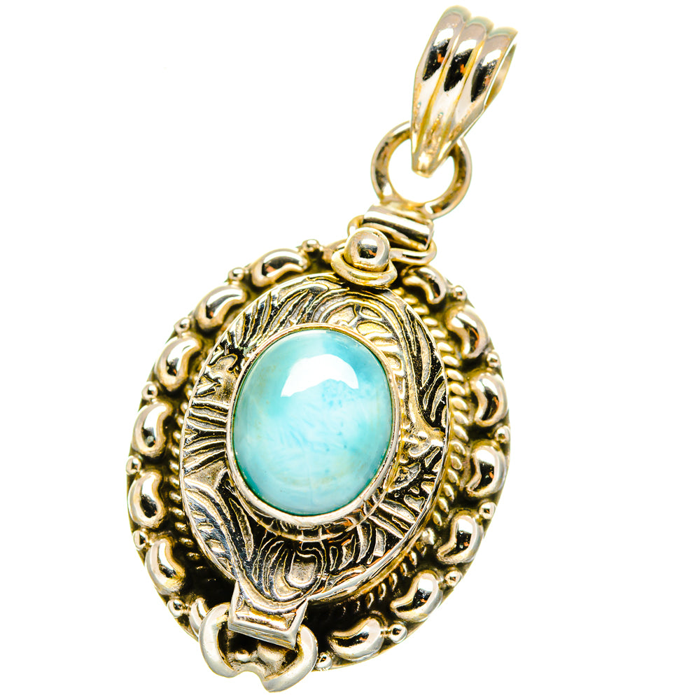 Larimar Pendants handcrafted by Anasilvercos - PD14808