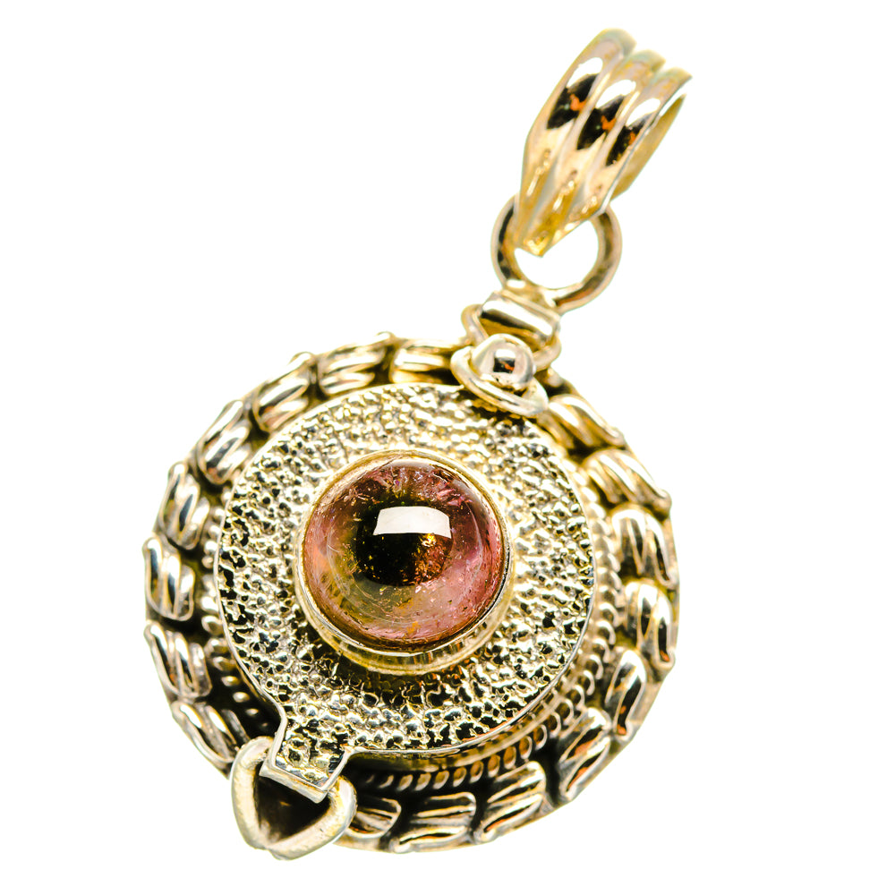Watermelon Tourmaline Pendants handcrafted by Anasilvercos - PD14813