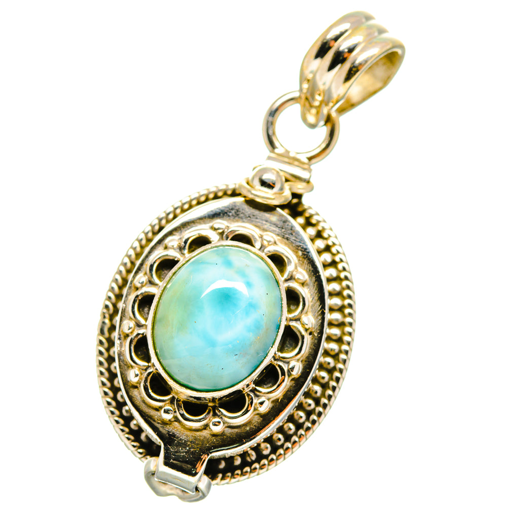 Larimar Pendants handcrafted by Anasilvercos - PD14822