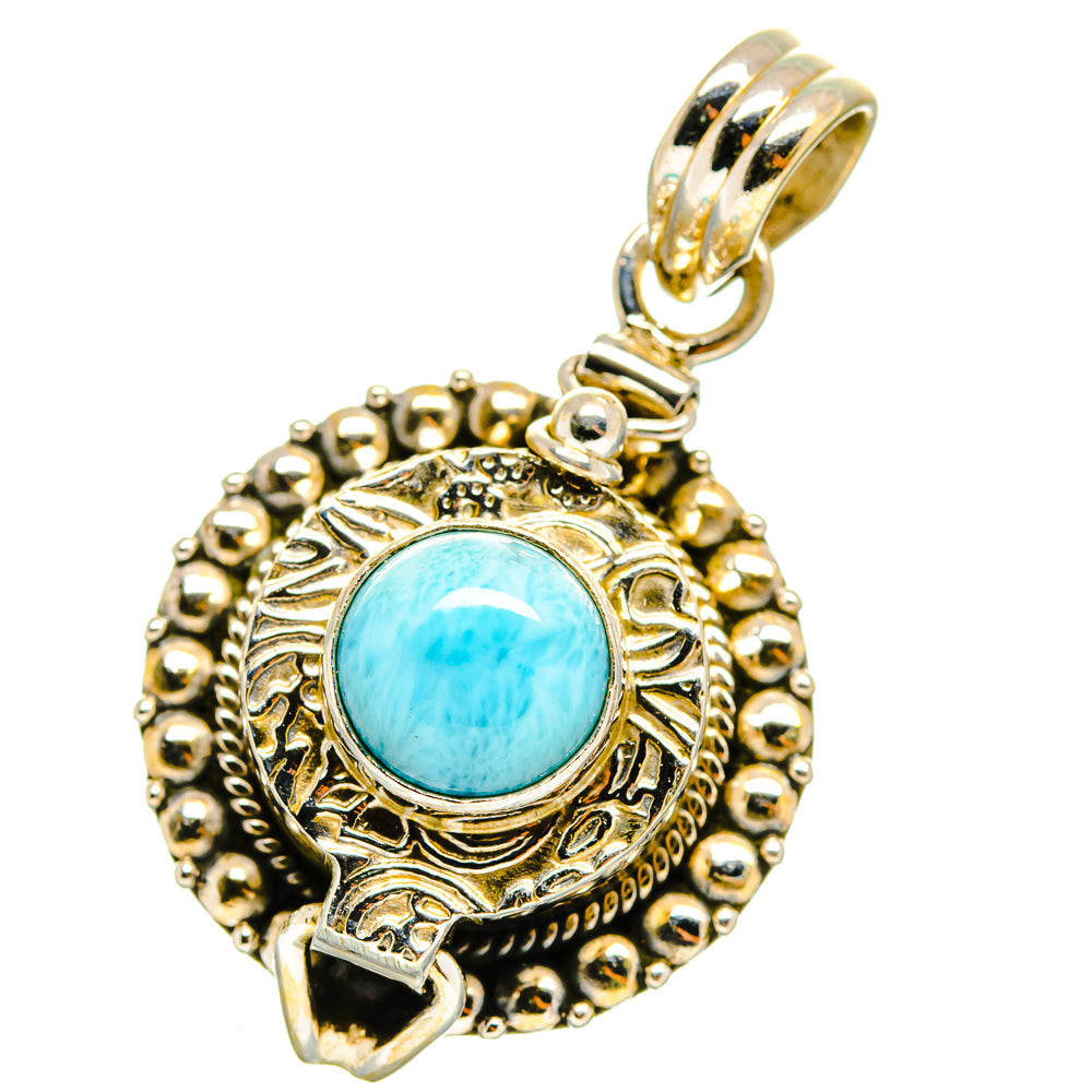 Larimar Pendants handcrafted by Anasilvercos - PD14824
