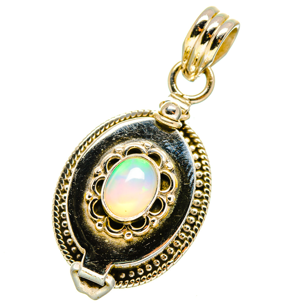 Ethiopian Opal Pendants handcrafted by Anasilvercos - PD14830