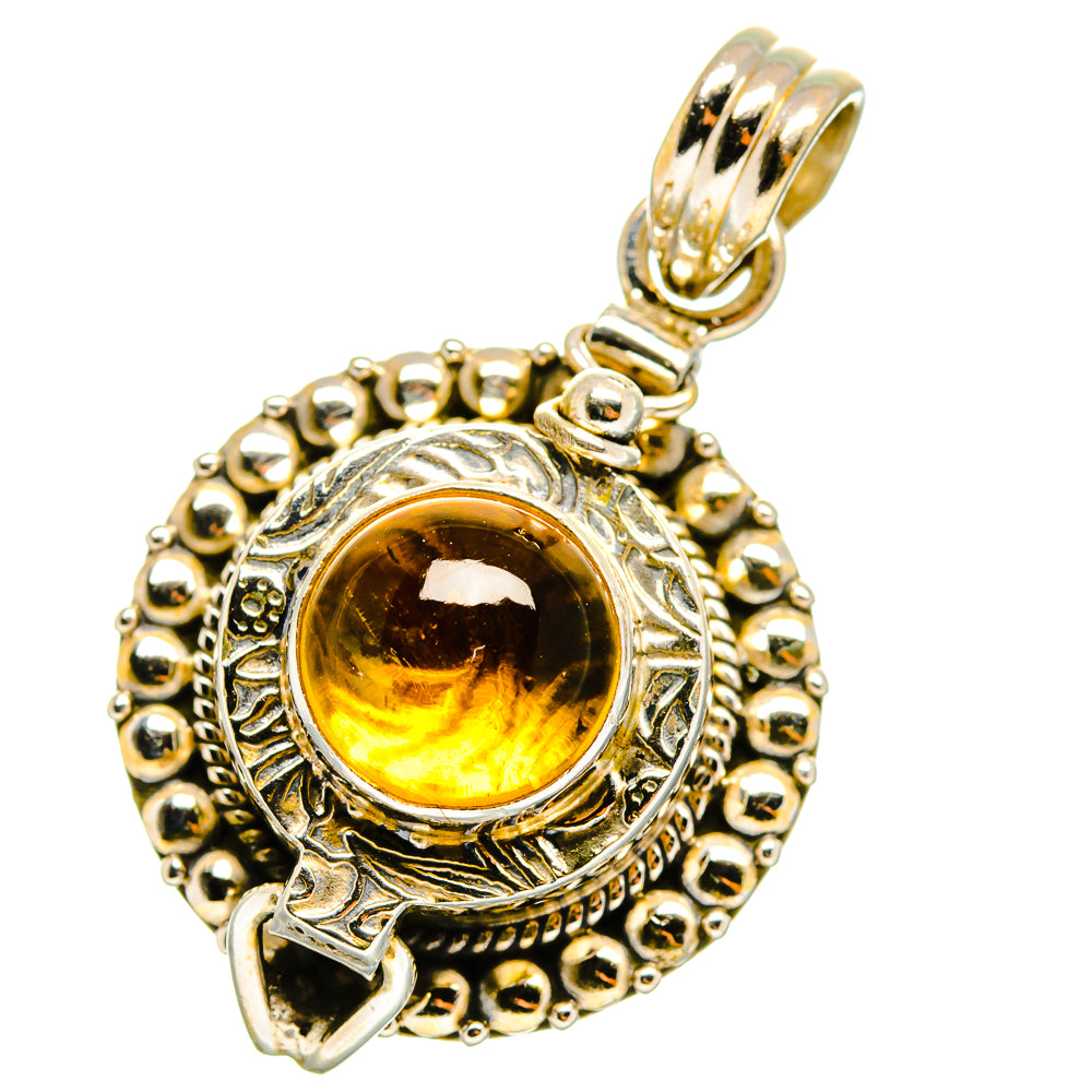 Citrine Pendants handcrafted by Anasilvercos - PD14831