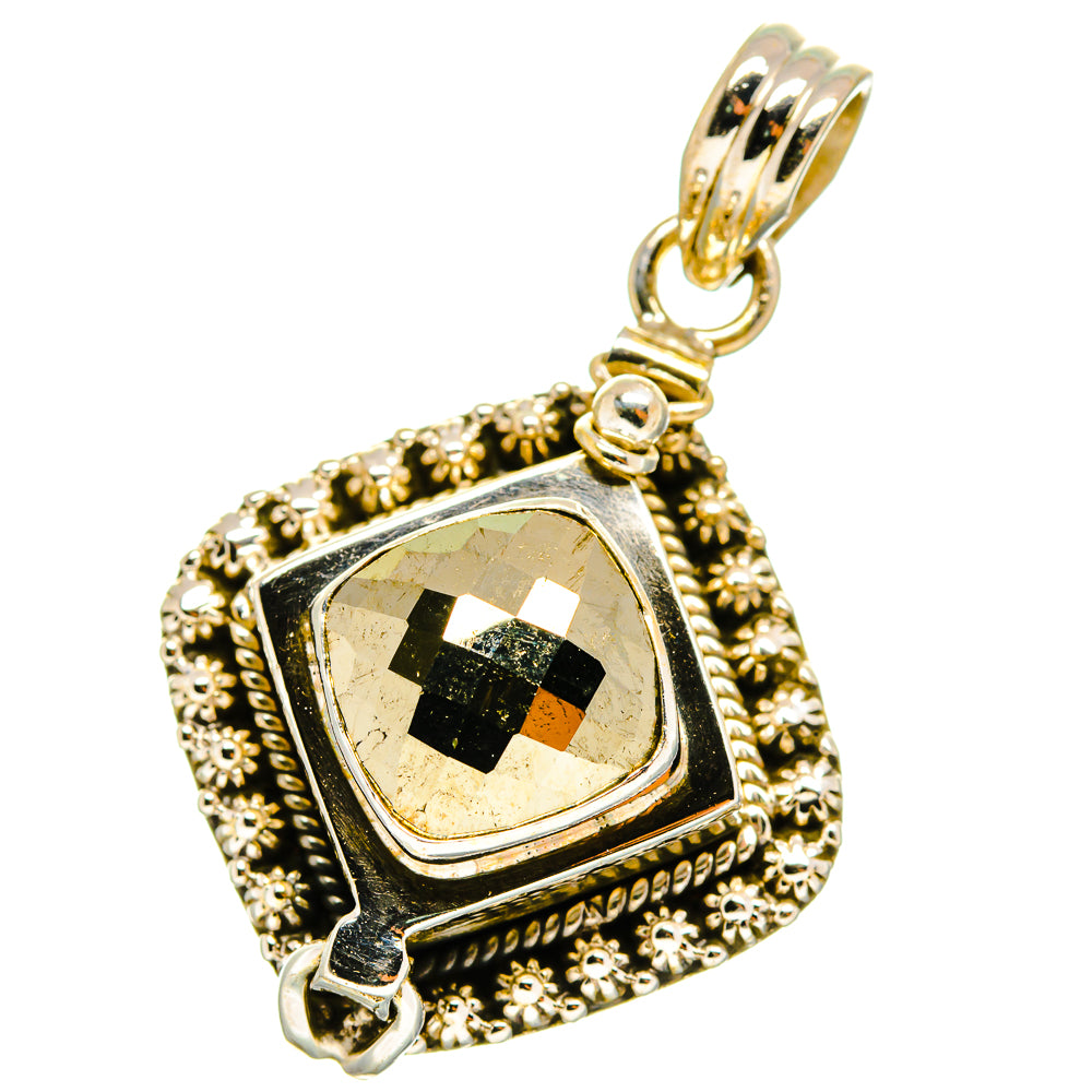 Pyrite Pendants handcrafted by Anasilvercos - PD14837