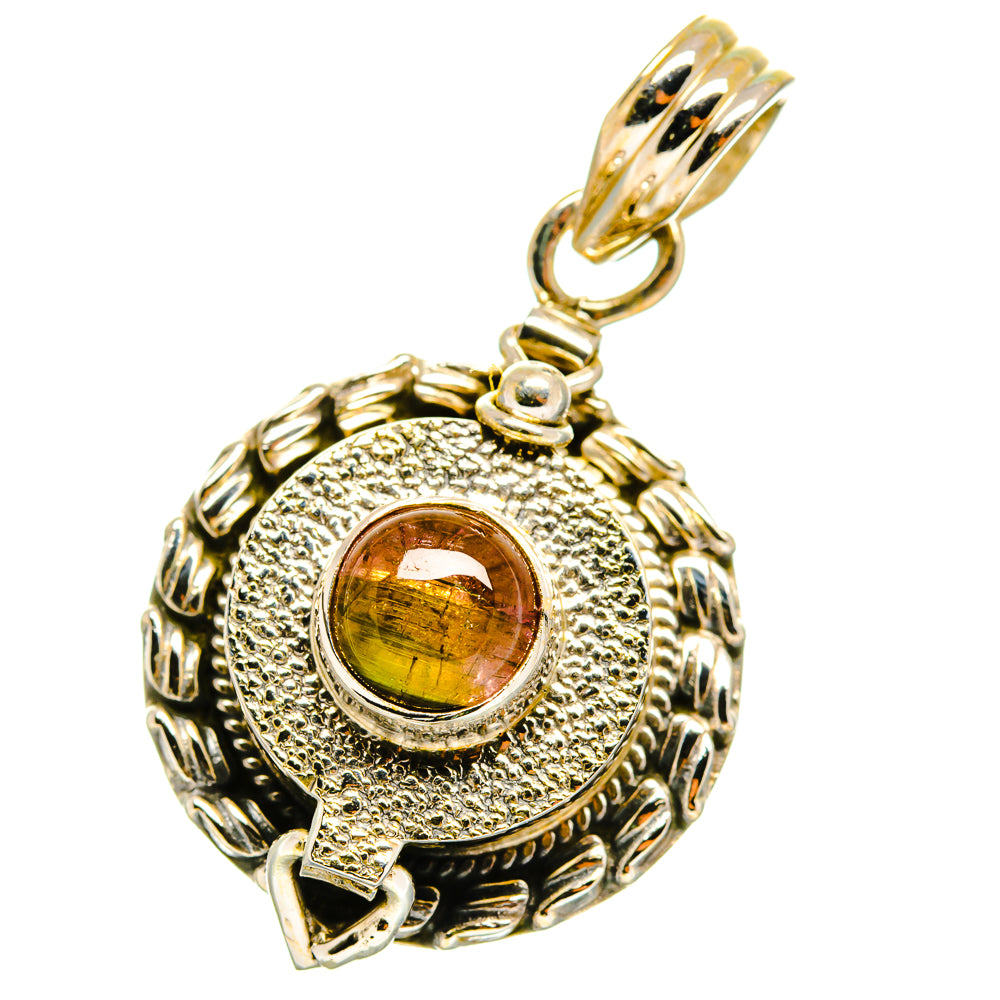 Watermelon Tourmaline Pendants handcrafted by Anasilvercos - PD14838