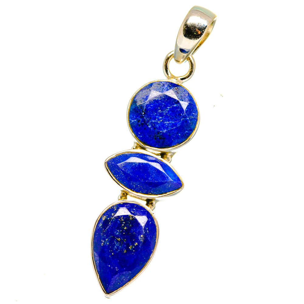 Lapis Lazuli Pendants handcrafted by Anasilvercos - PD14850