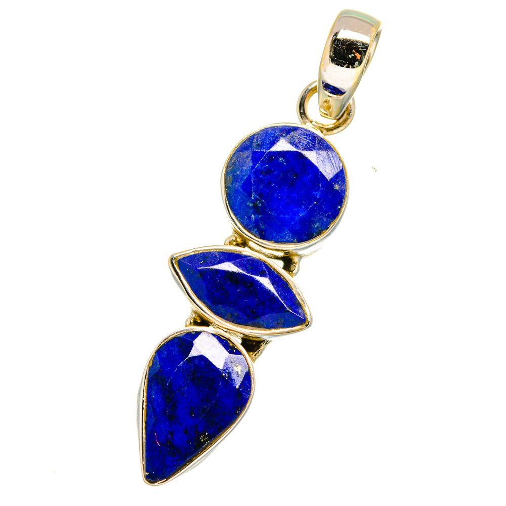 Lapis Lazuli Pendants handcrafted by Anasilvercos - PD14852