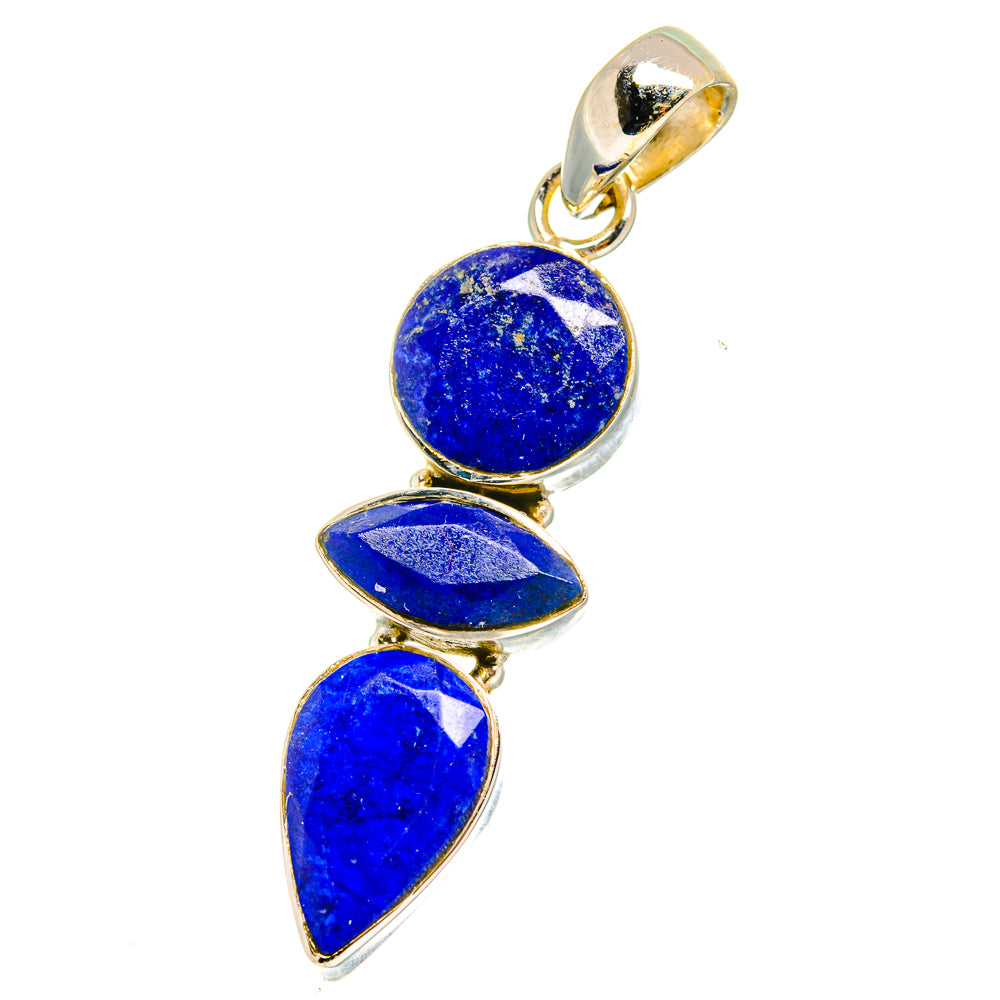 Lapis Lazuli Pendants handcrafted by Anasilvercos - PD14857
