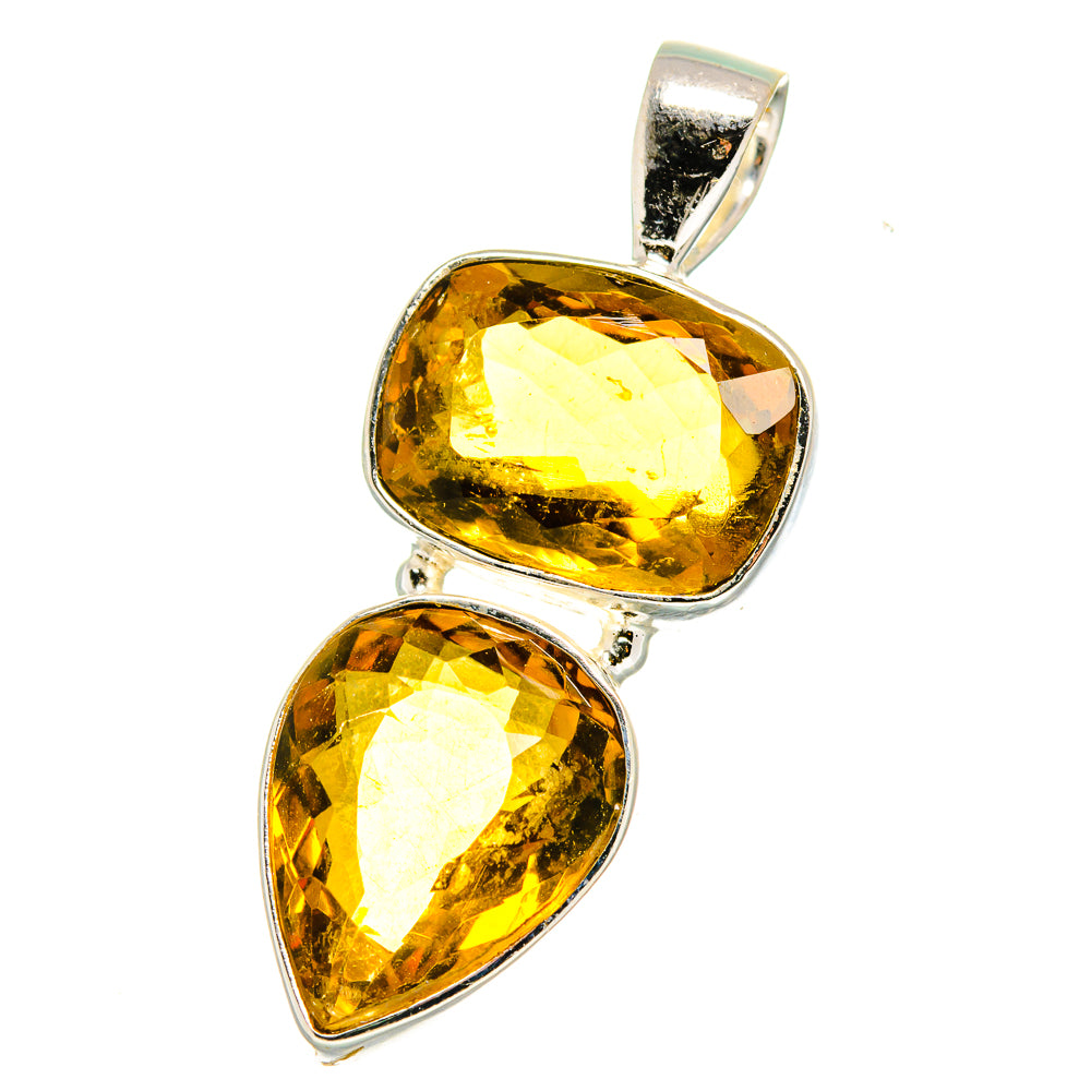 Mandarin Citrine Pendants handcrafted by Anasilvercos - PD14875