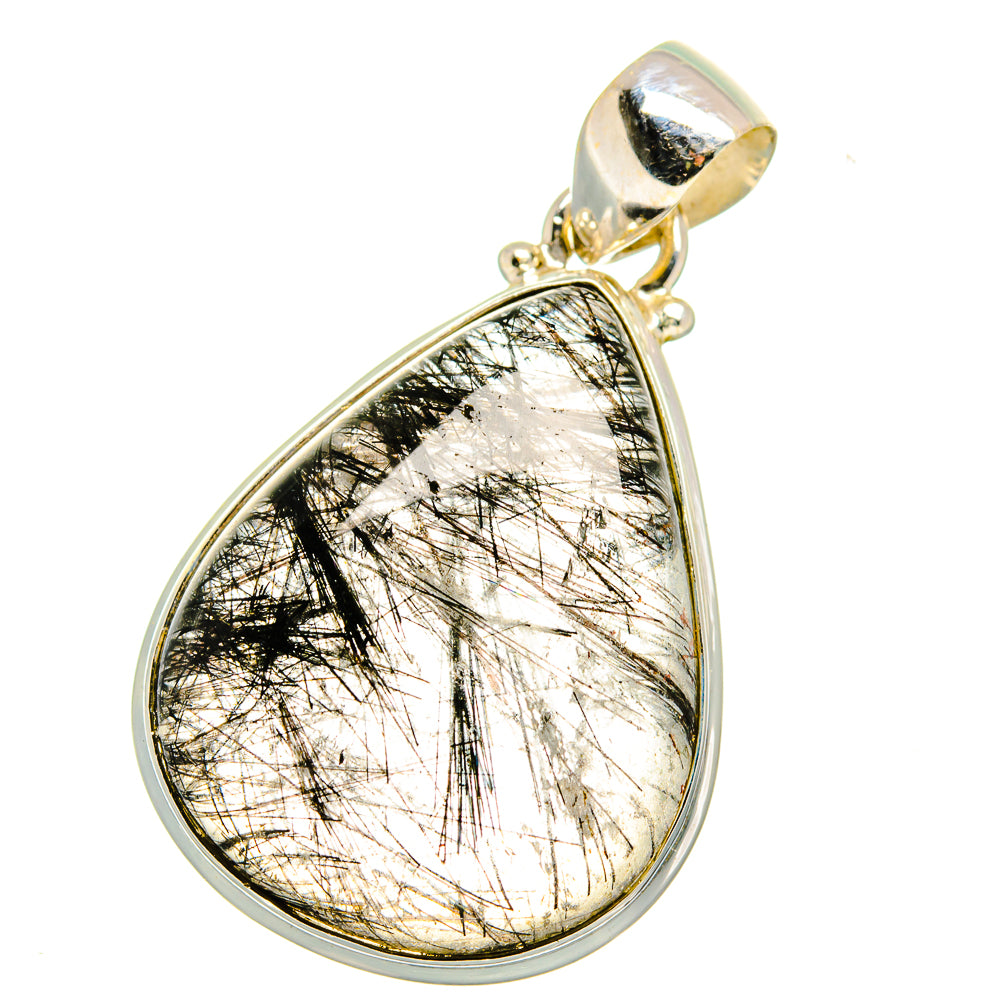 Tourmalinated Quartz Pendants handcrafted by Anasilvercos - PD14880