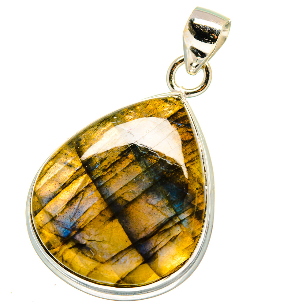 Labradorite Pendants handcrafted by Anasilvercos - PD14891 - Photo 2