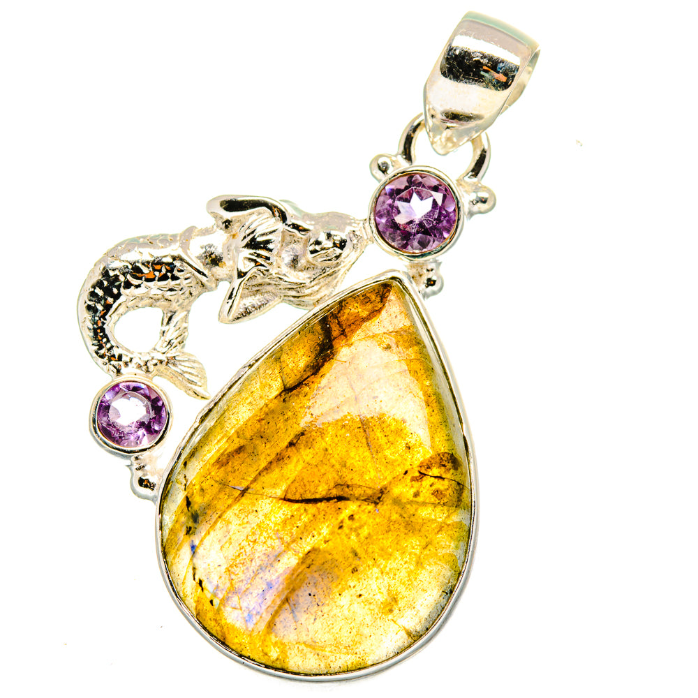 Labradorite Pendants handcrafted by Anasilvercos - PD14894
