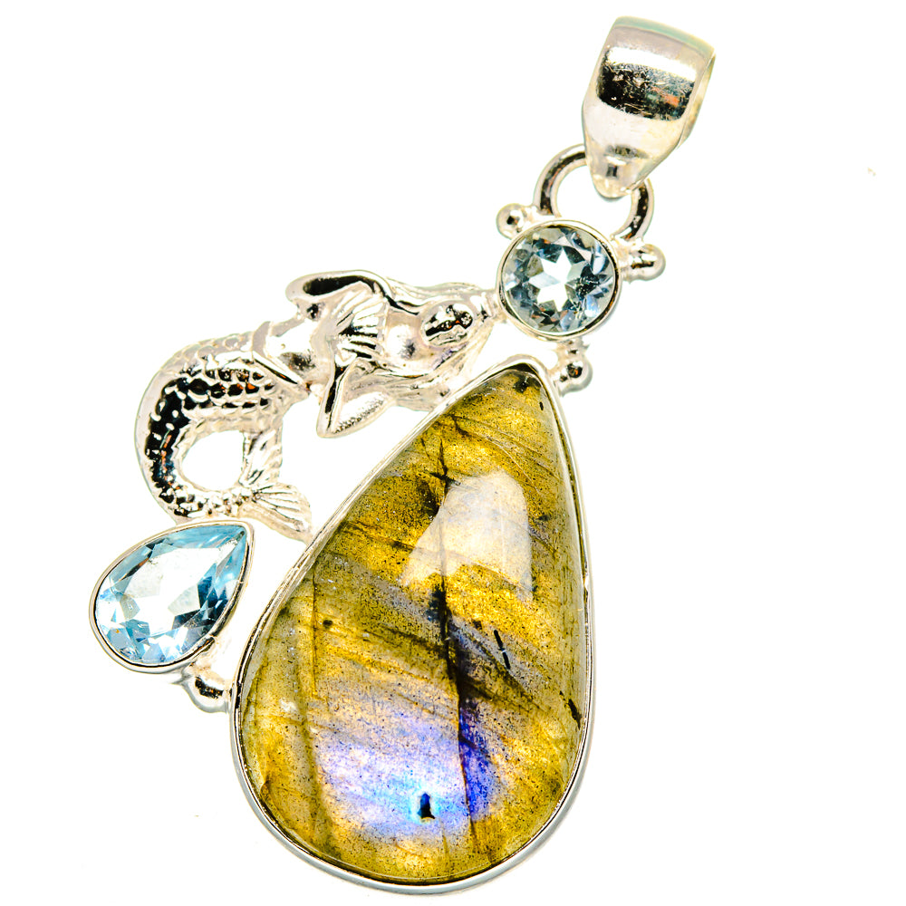 Labradorite Pendants handcrafted by Anasilvercos - PD14899