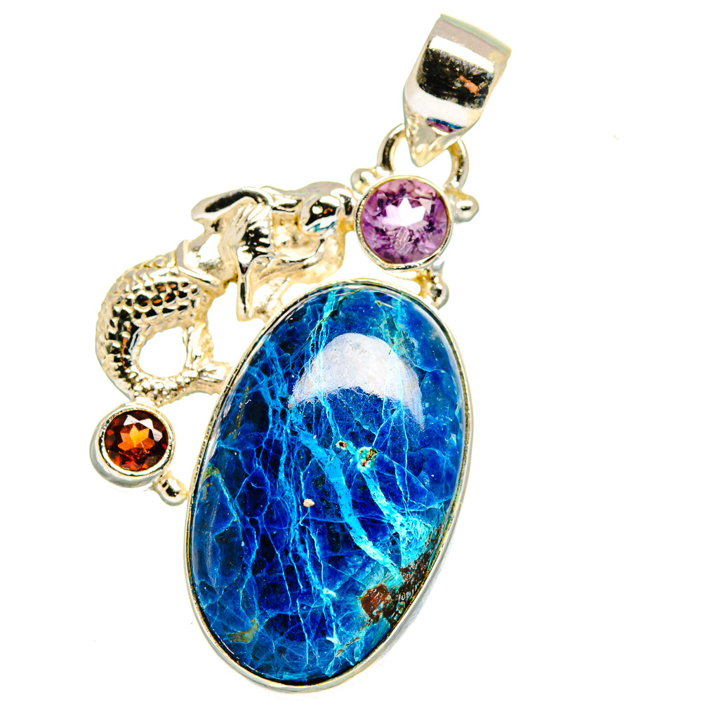 Shattuckite Pendants handcrafted by Anasilvercos - PD14905