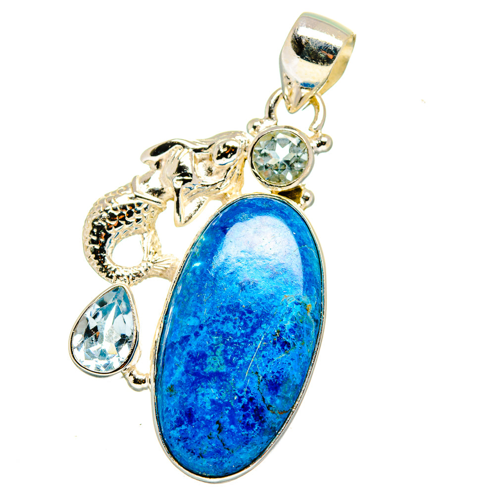 Shattuckite Pendants handcrafted by Anasilvercos - PD14906