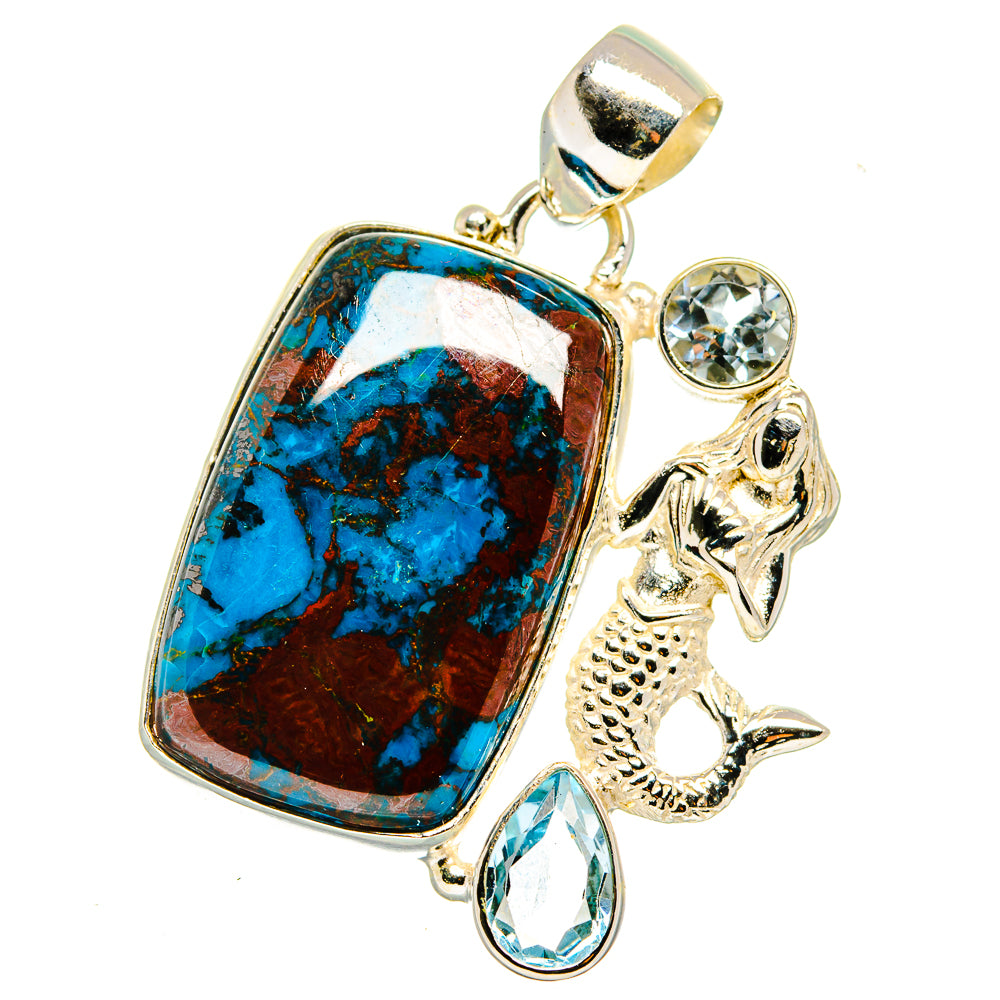 Shattuckite Pendants handcrafted by Anasilvercos - PD14907
