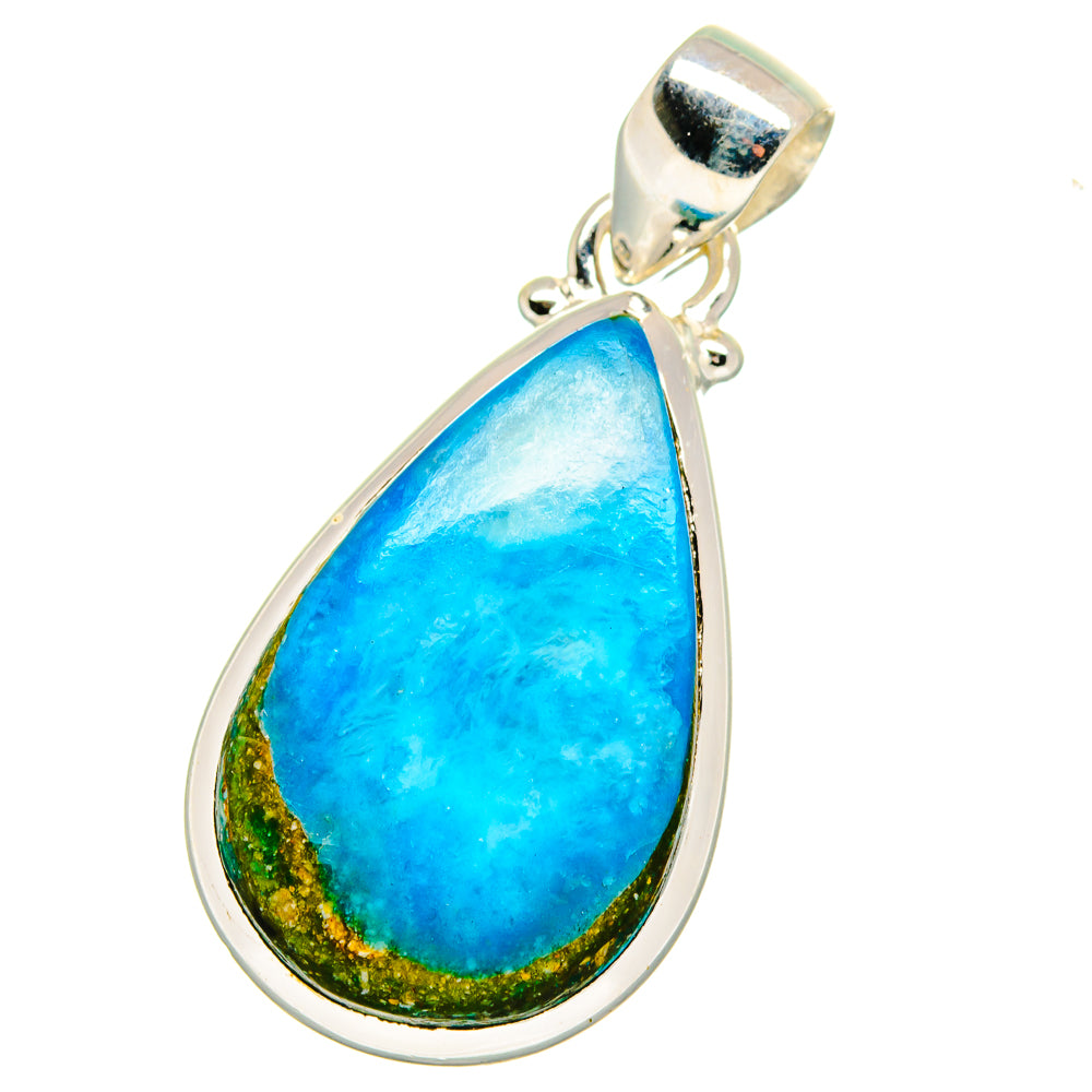 Chrysocolla Pendants handcrafted by Anasilvercos - PD14908