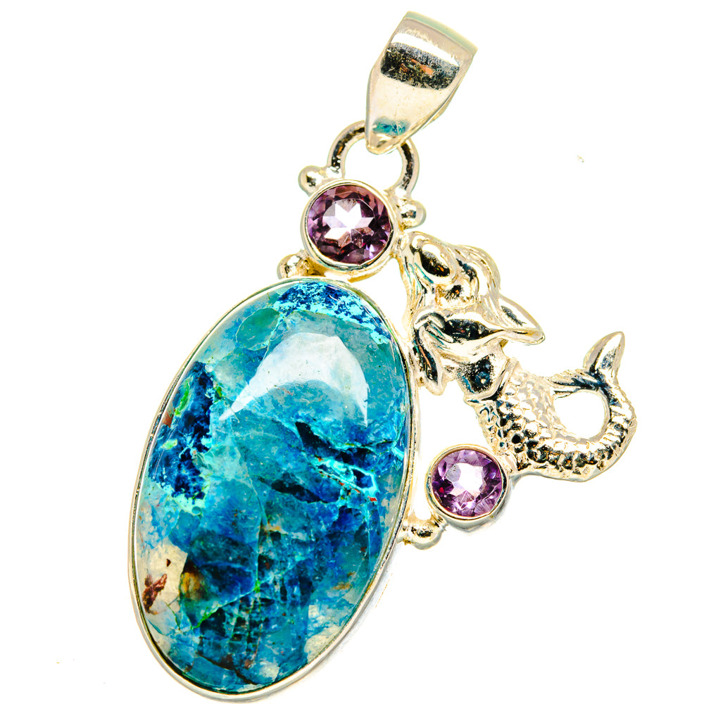 Shattuckite Pendants handcrafted by Anasilvercos - PD14909