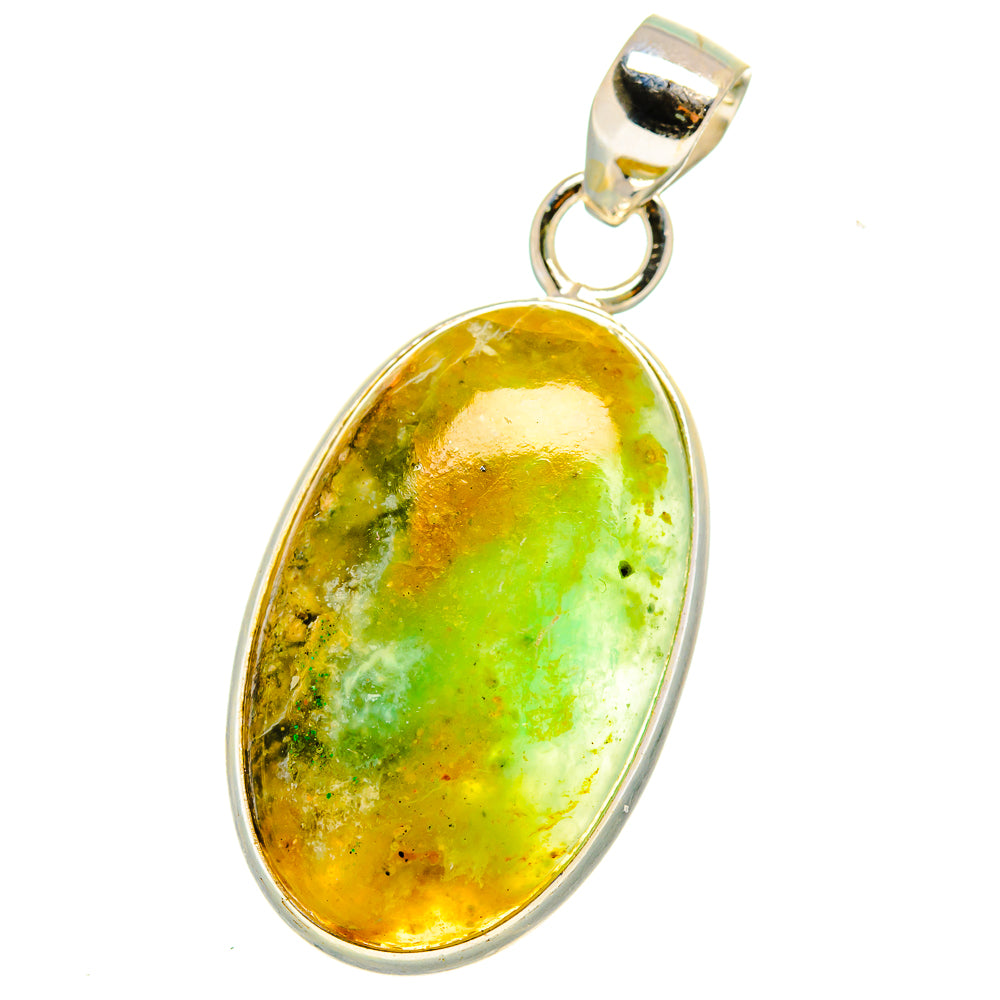 Peruvian Opal Pendants handcrafted by Anasilvercos - PD14916