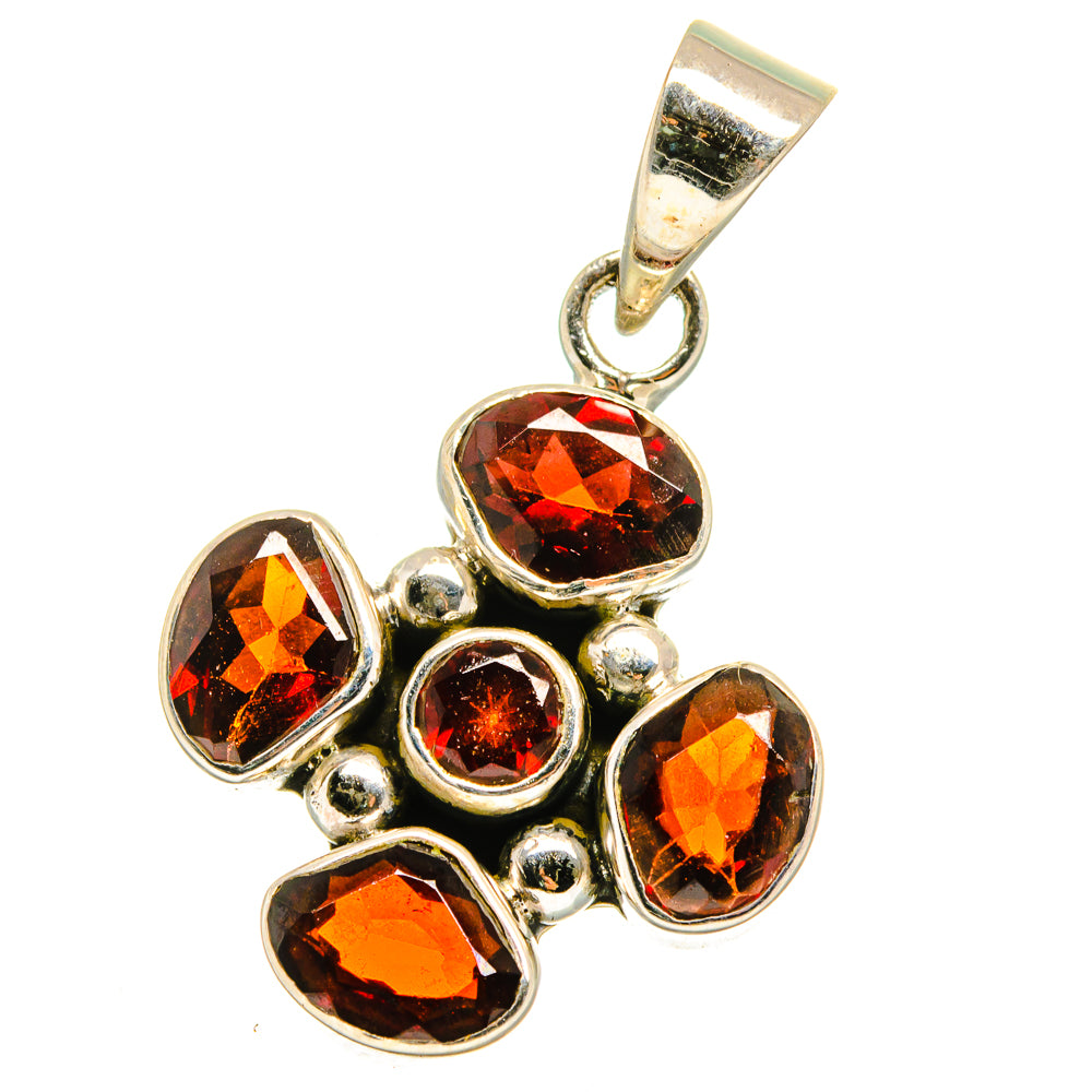 Garnet Pendants handcrafted by Anasilvercos - PD14937